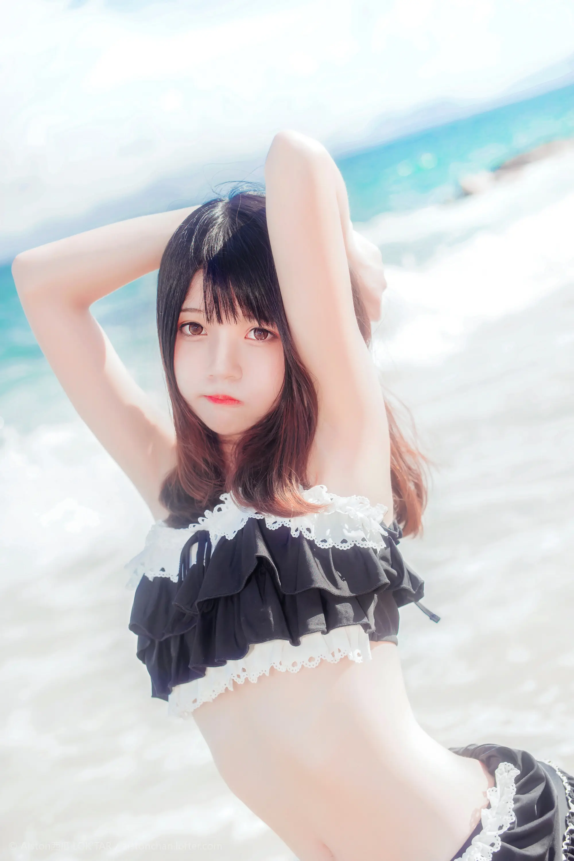 桜桃喵 一起去海边吧 [10P]