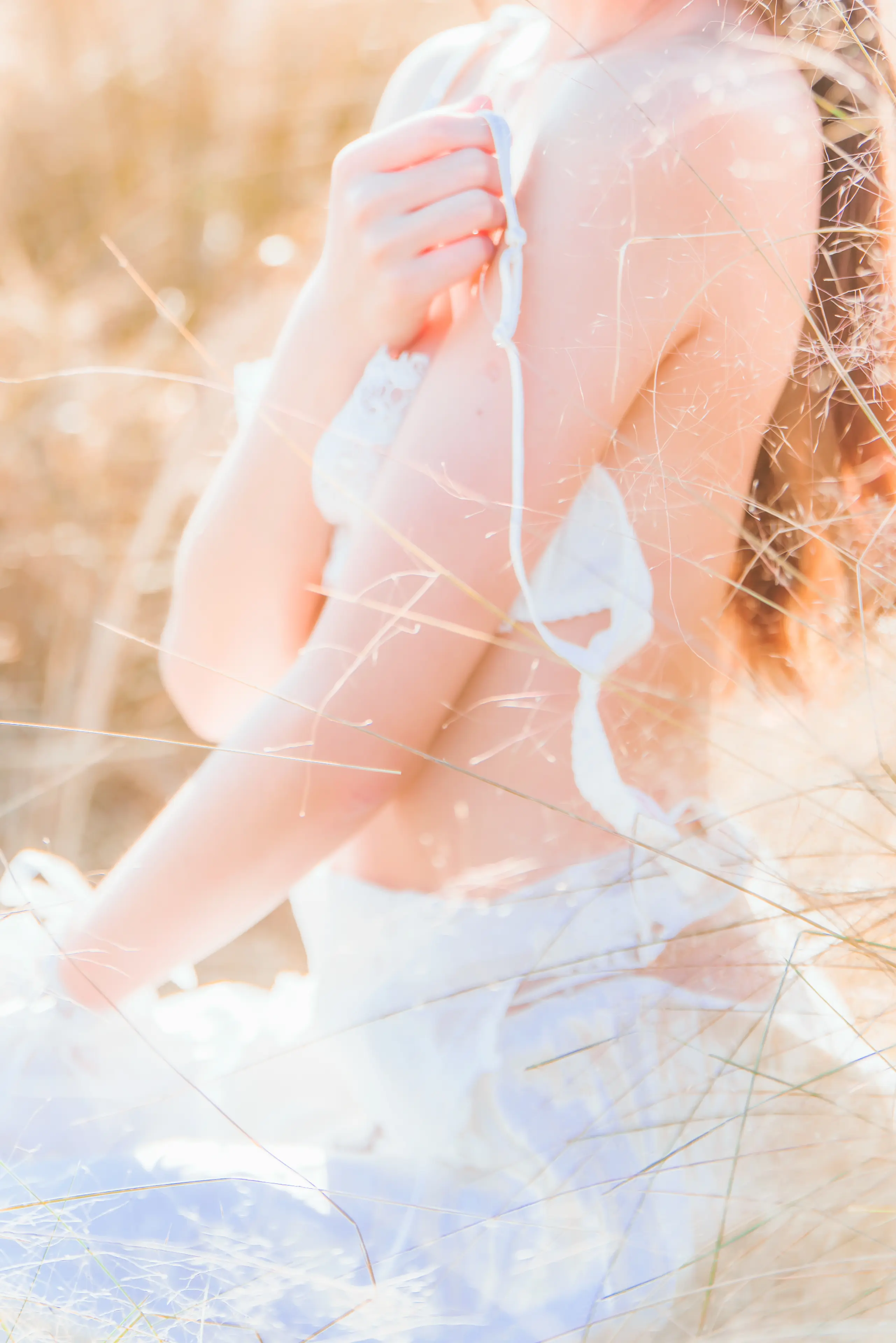 桜桃喵 冬眠 白裙下 [45P]