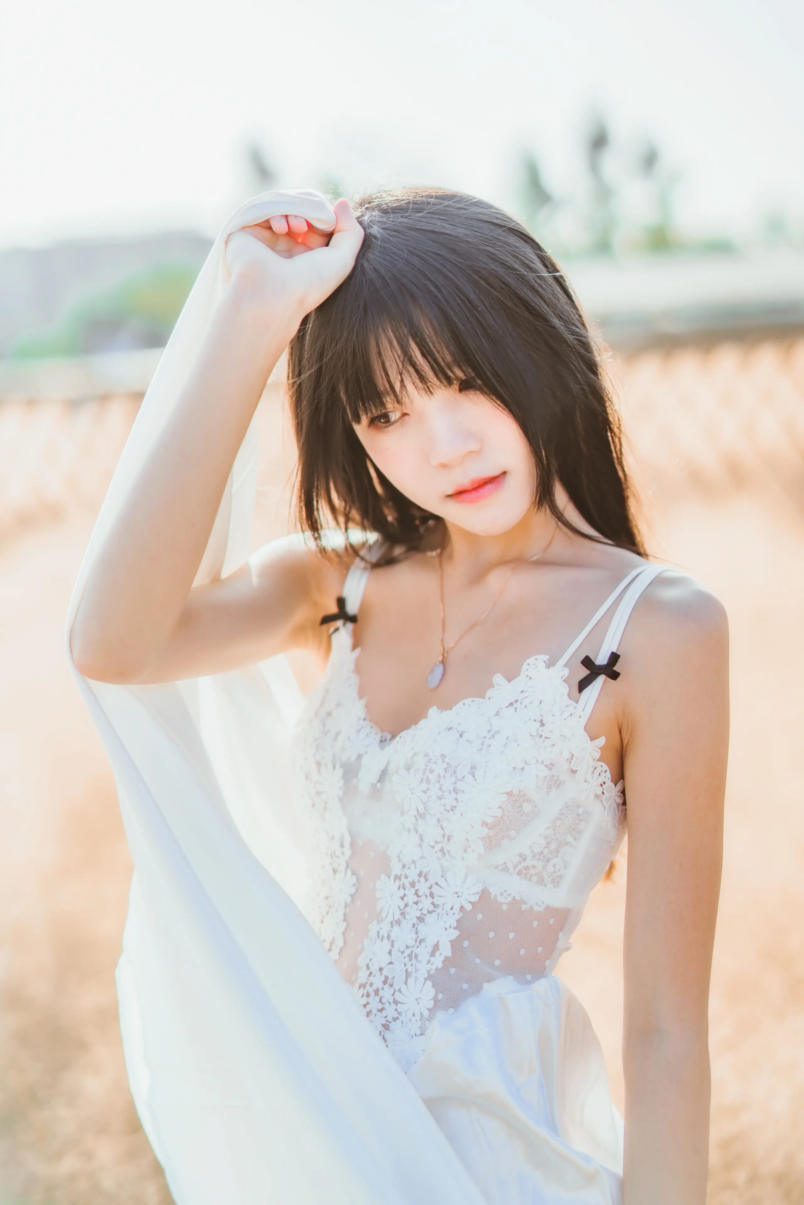 桜桃喵 冬眠 白裙下 [45P]