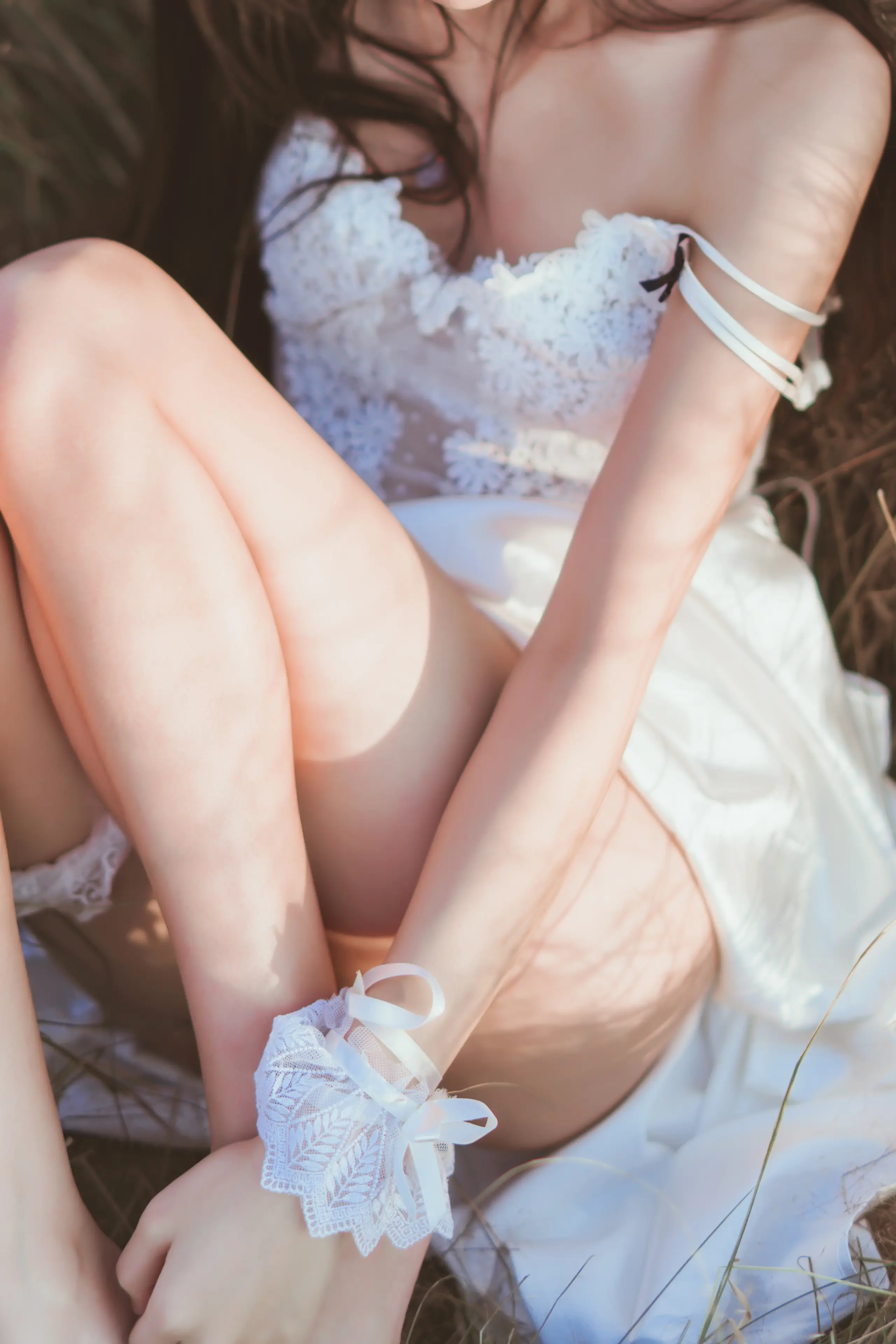 桜桃喵 冬眠 白裙下 [45P]