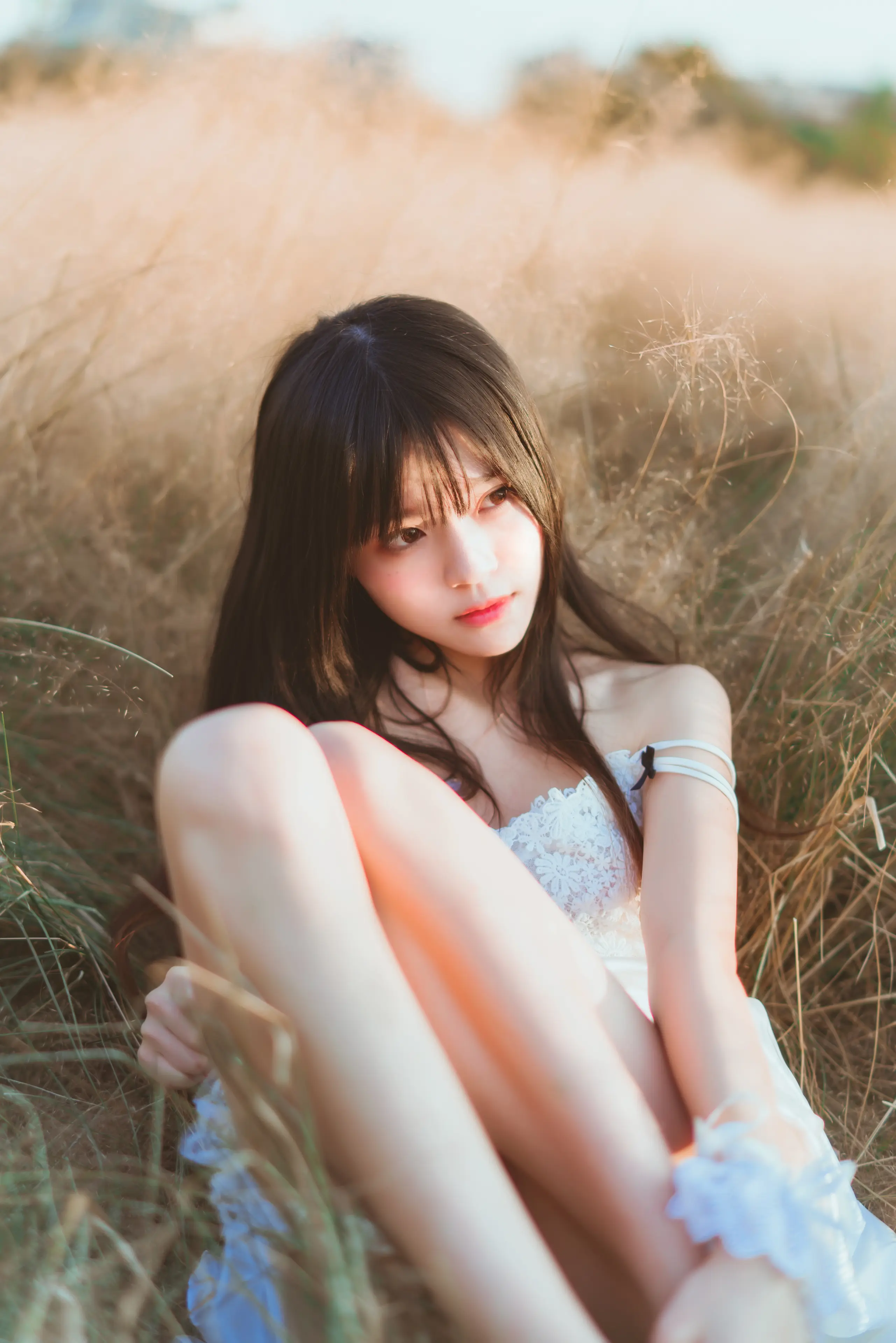 桜桃喵 冬眠 白裙下 [45P]