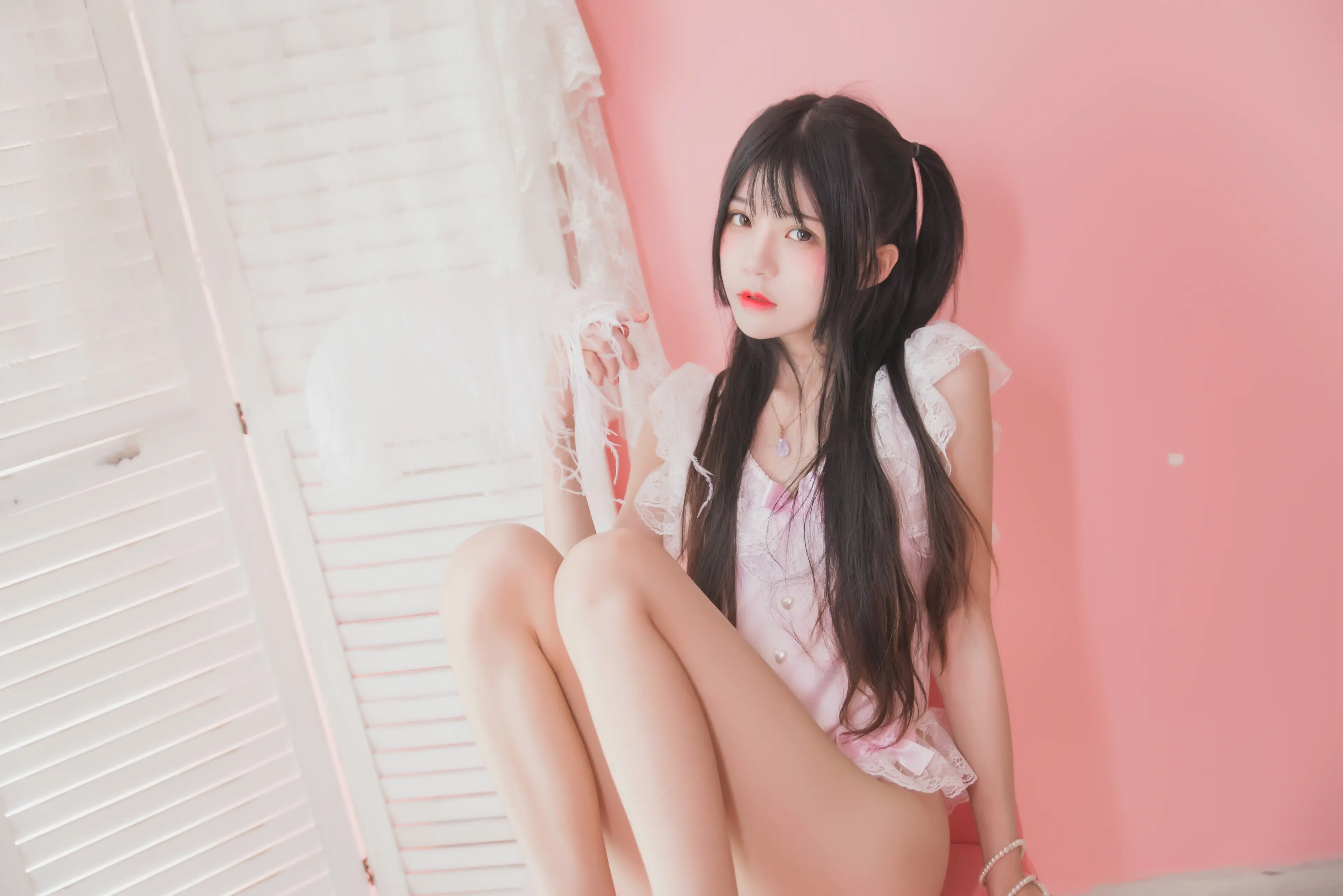 桜桃喵 冬眠系列 粉色浴缸 [58P]