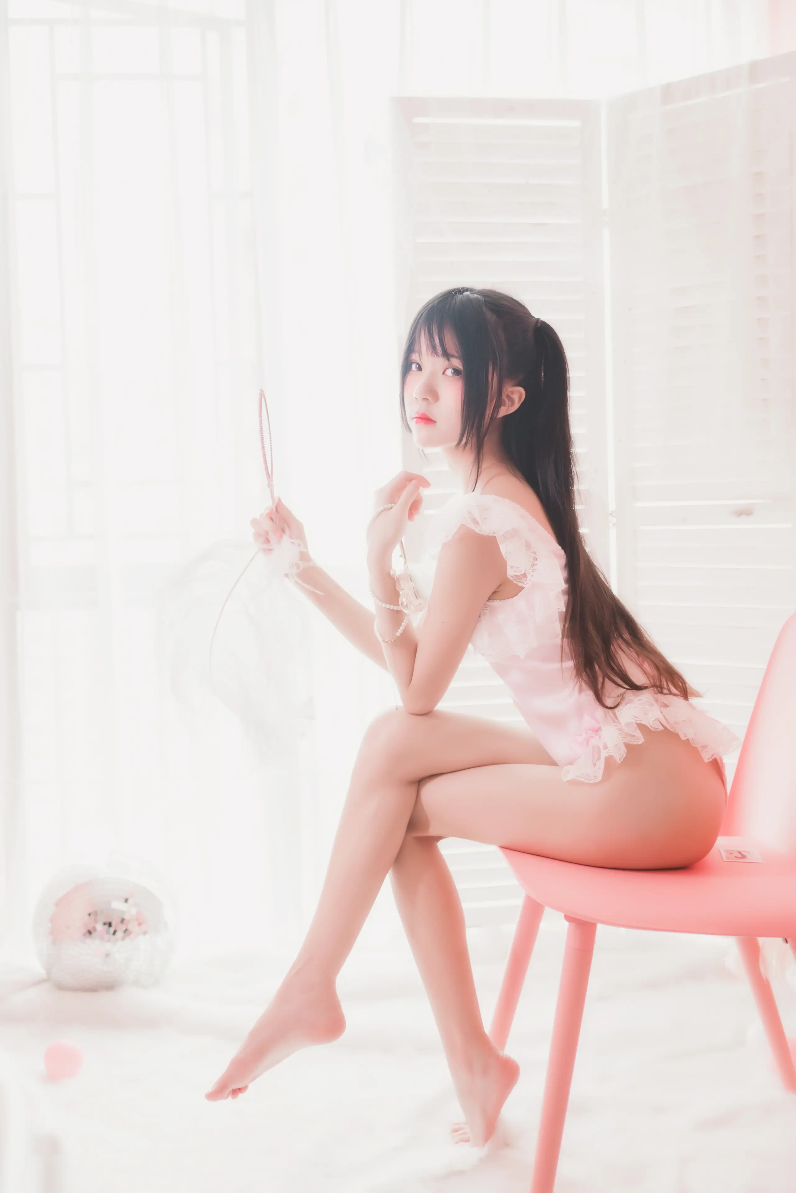 桜桃喵 冬眠系列 粉色浴缸 [58P]