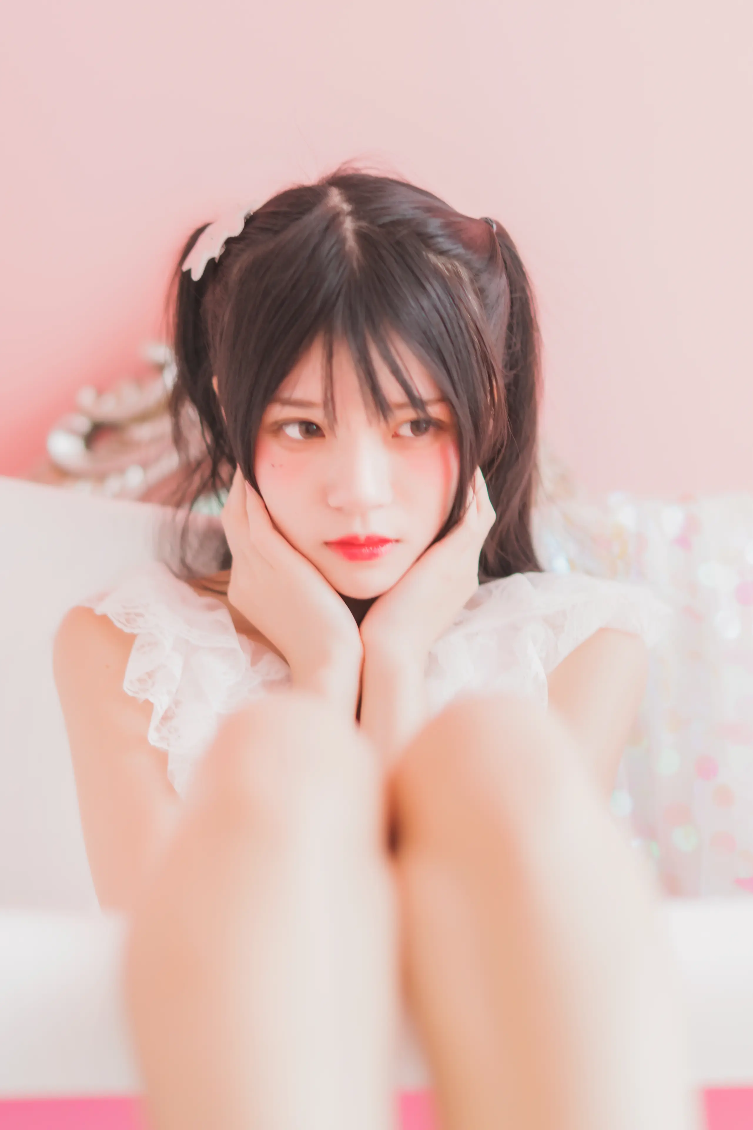 桜桃喵 冬眠系列 粉色浴缸 [58P]