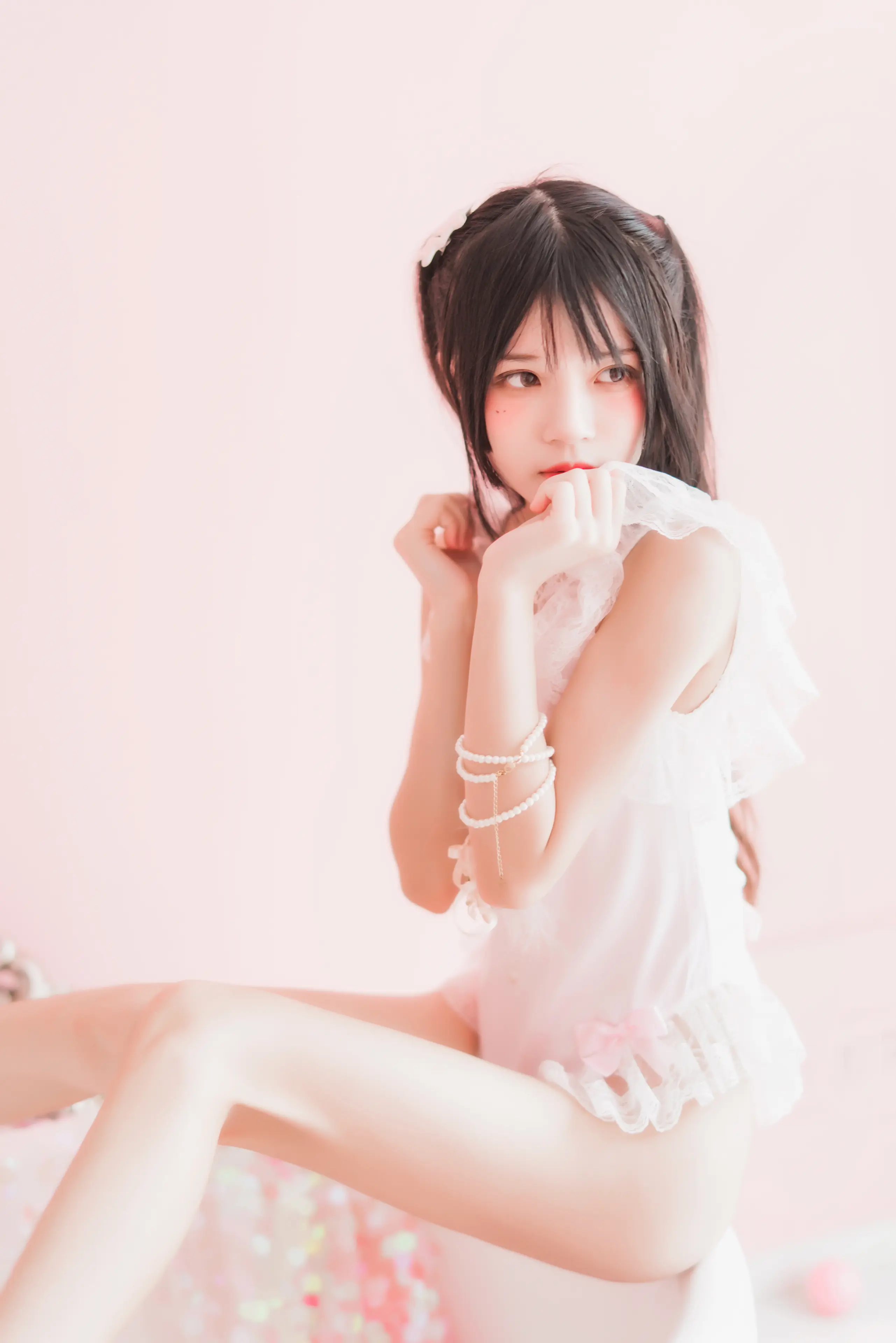 桜桃喵 冬眠系列 粉色浴缸 [58P]