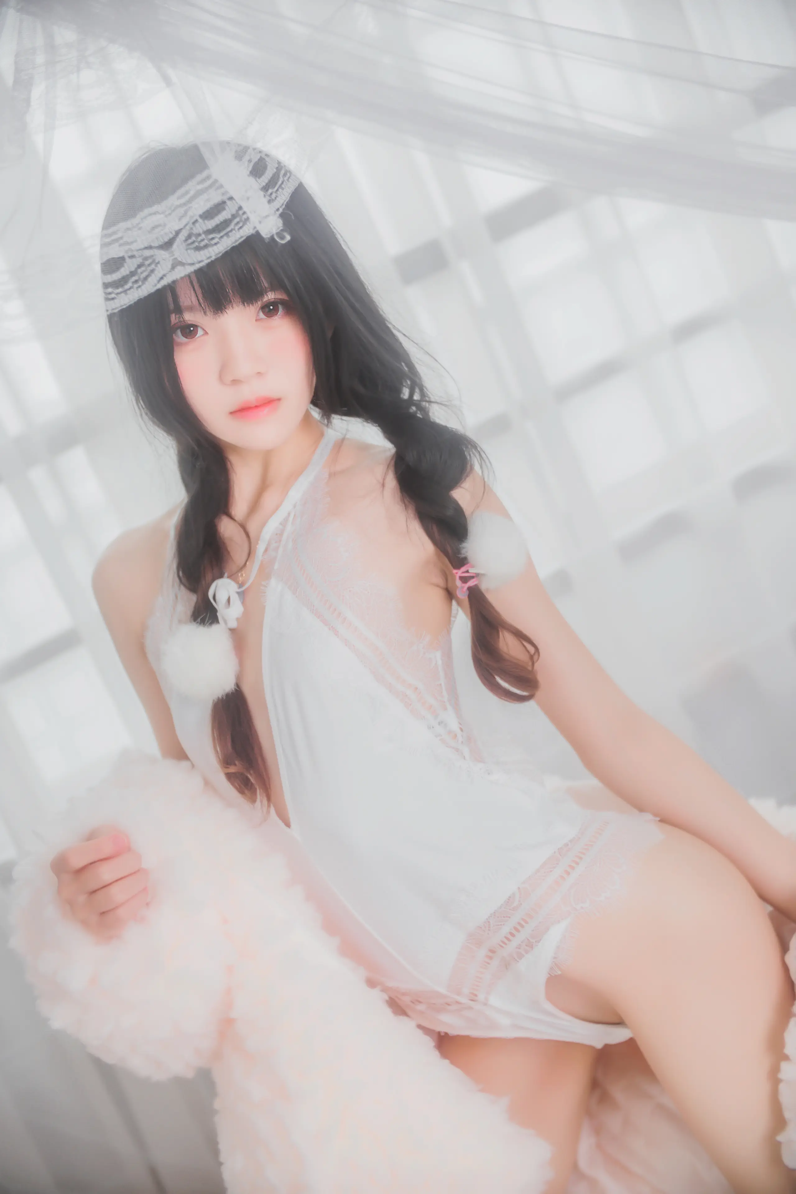 桜桃喵 冬眠系列 纯白私房 [46P]