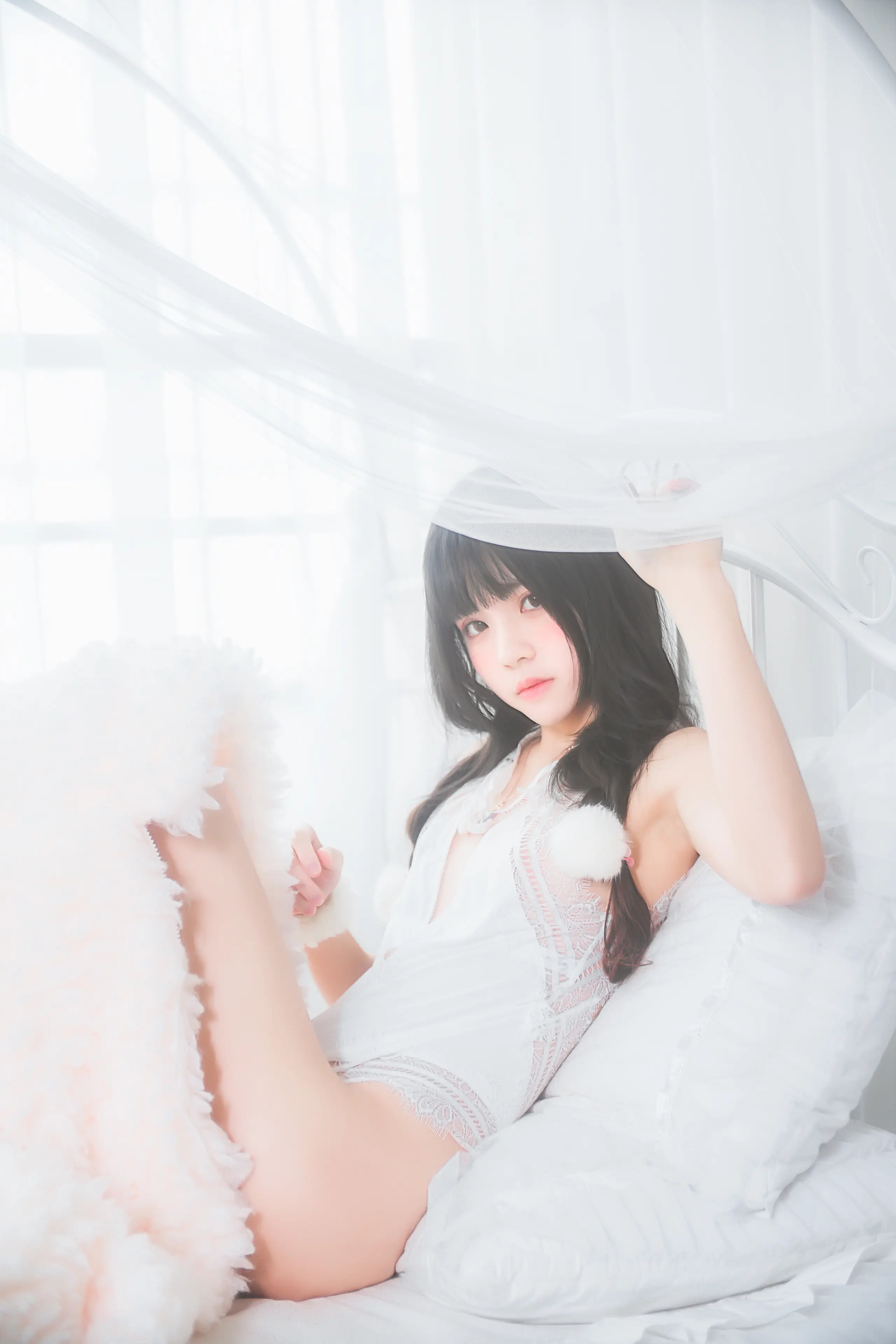 桜桃喵 冬眠系列 纯白私房 [46P]