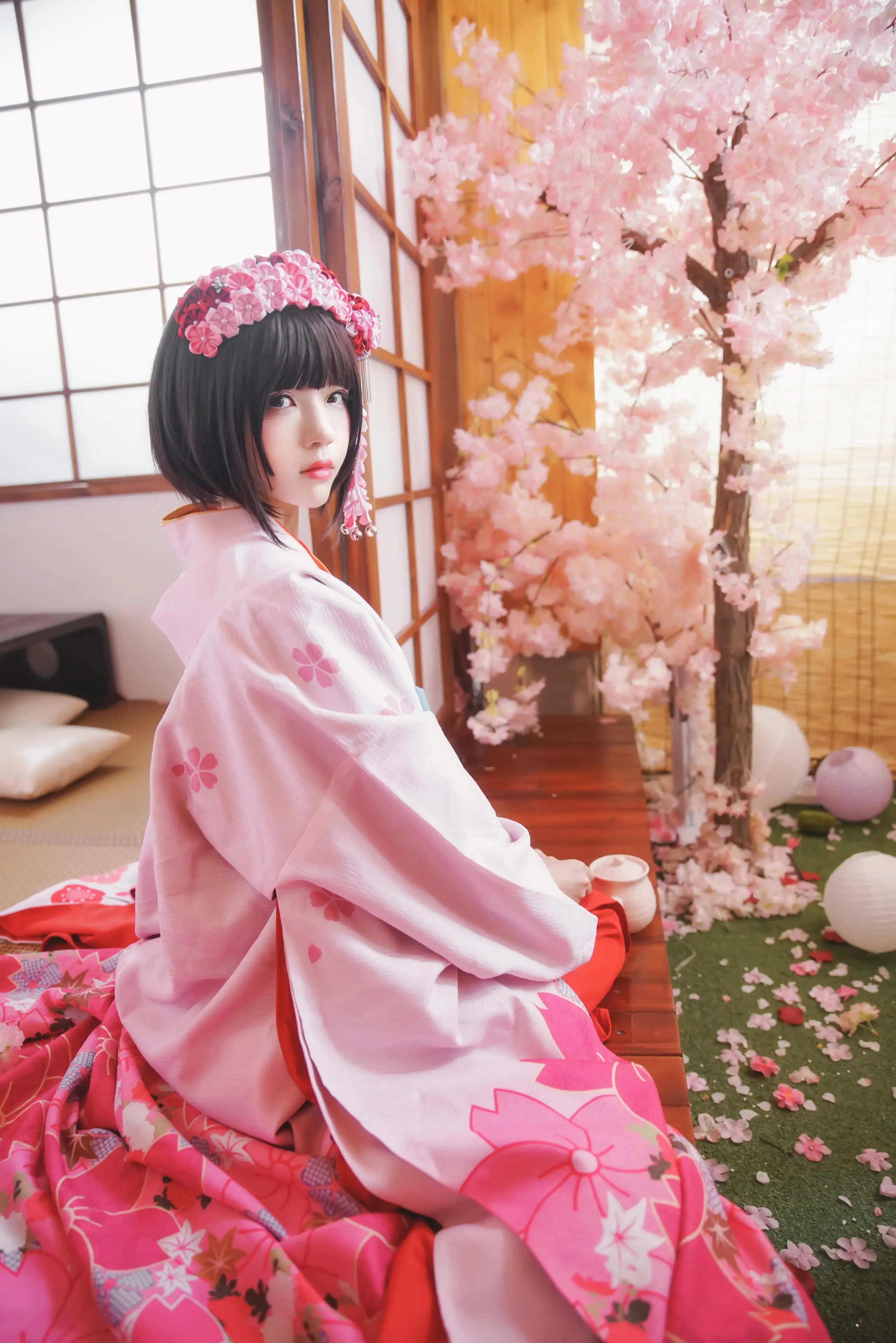 桜桃喵 加藤惠 和服 [23P]