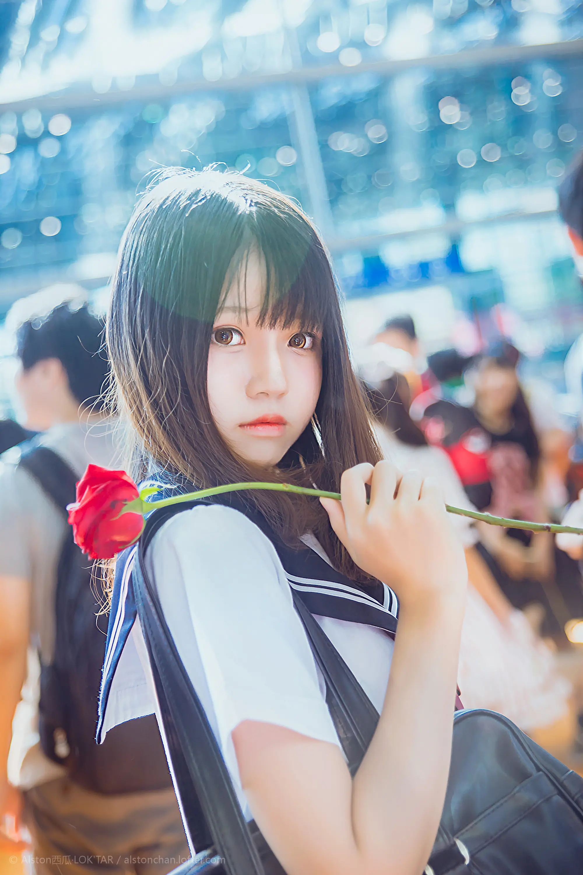 桜桃喵 动漫节 JK [9P]