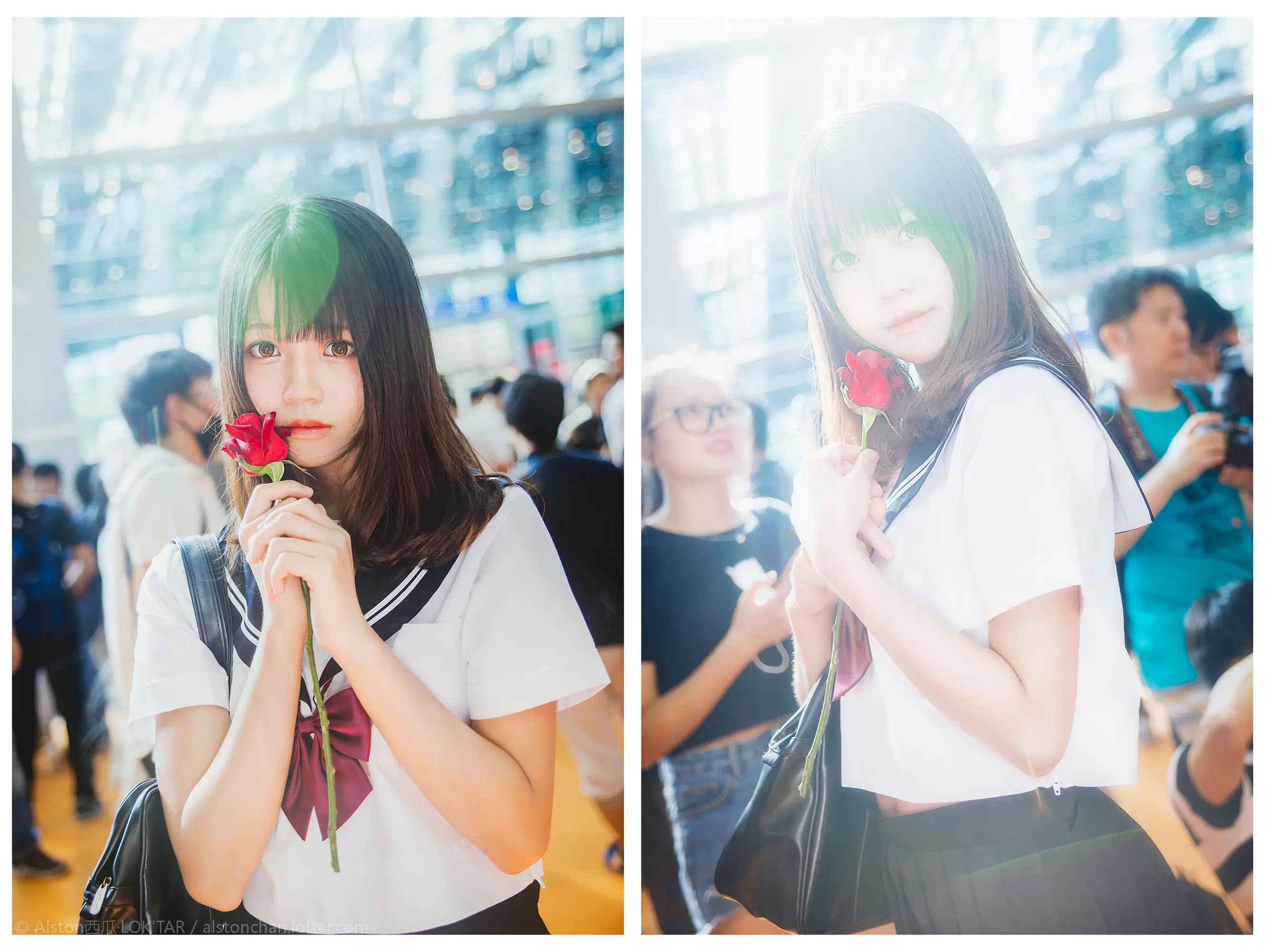 桜桃喵 动漫节 JK [9P]