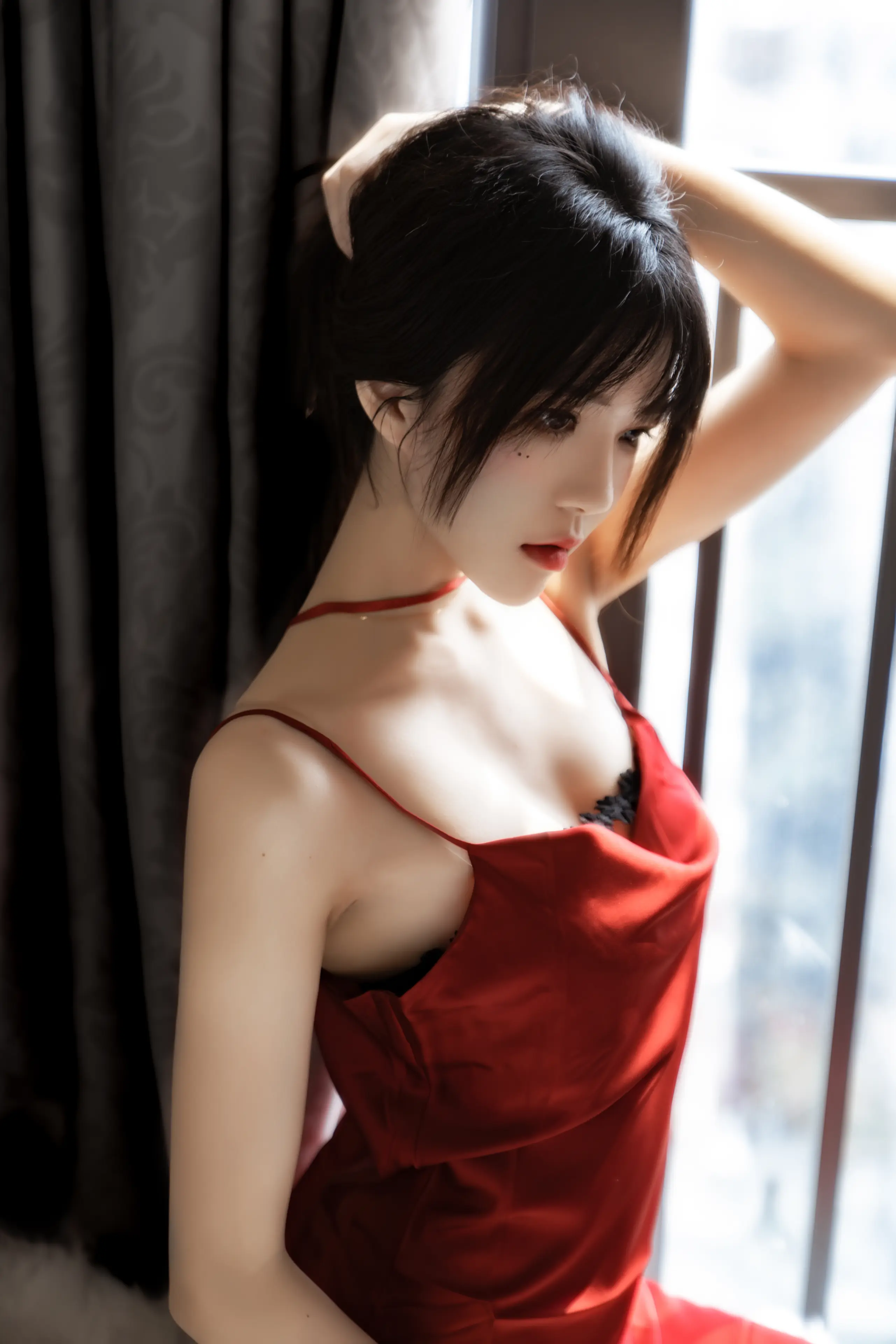 桜桃喵 千丝万缕的红 [69P]