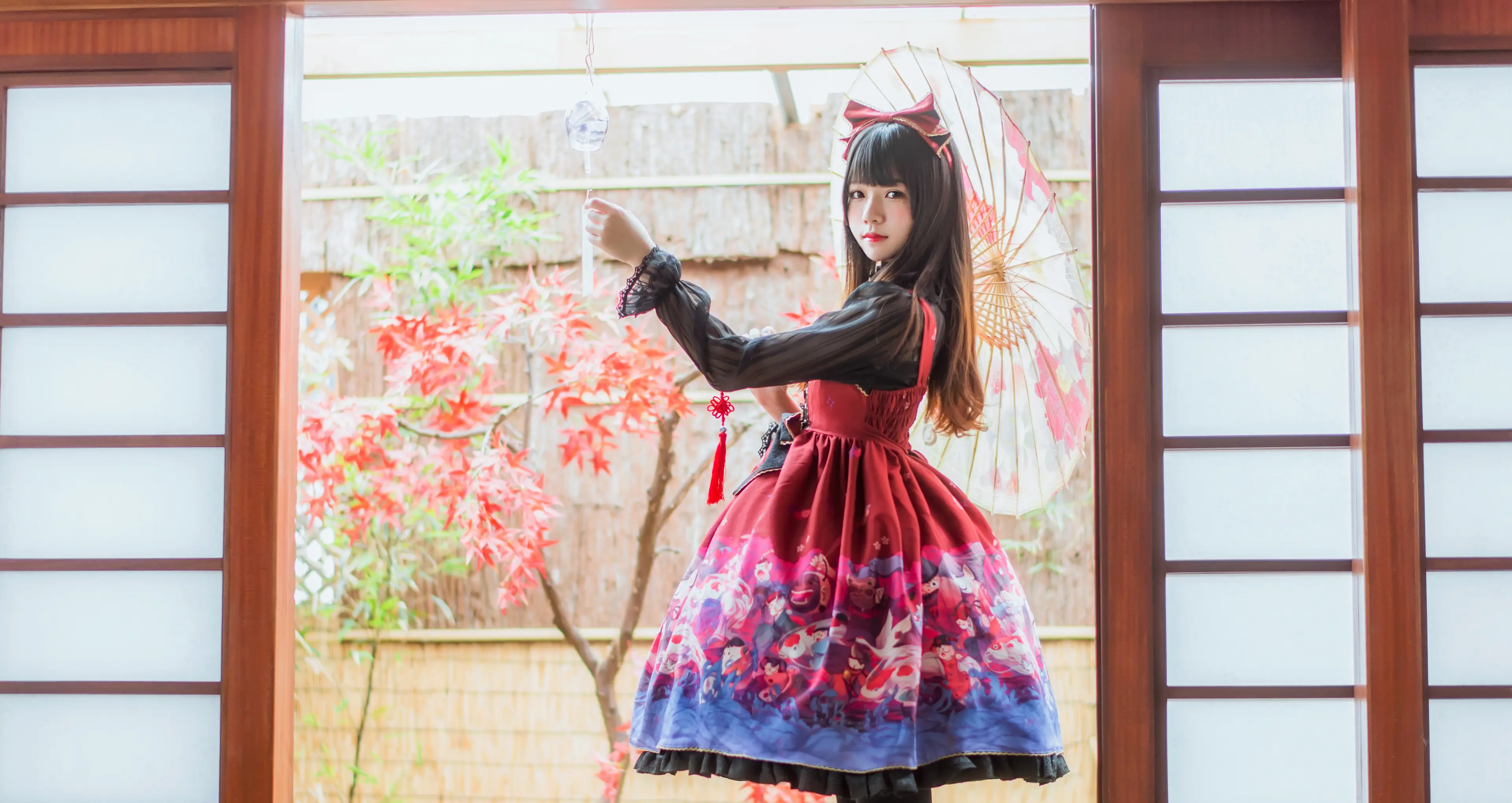 桜桃喵 和风lolita [22P]