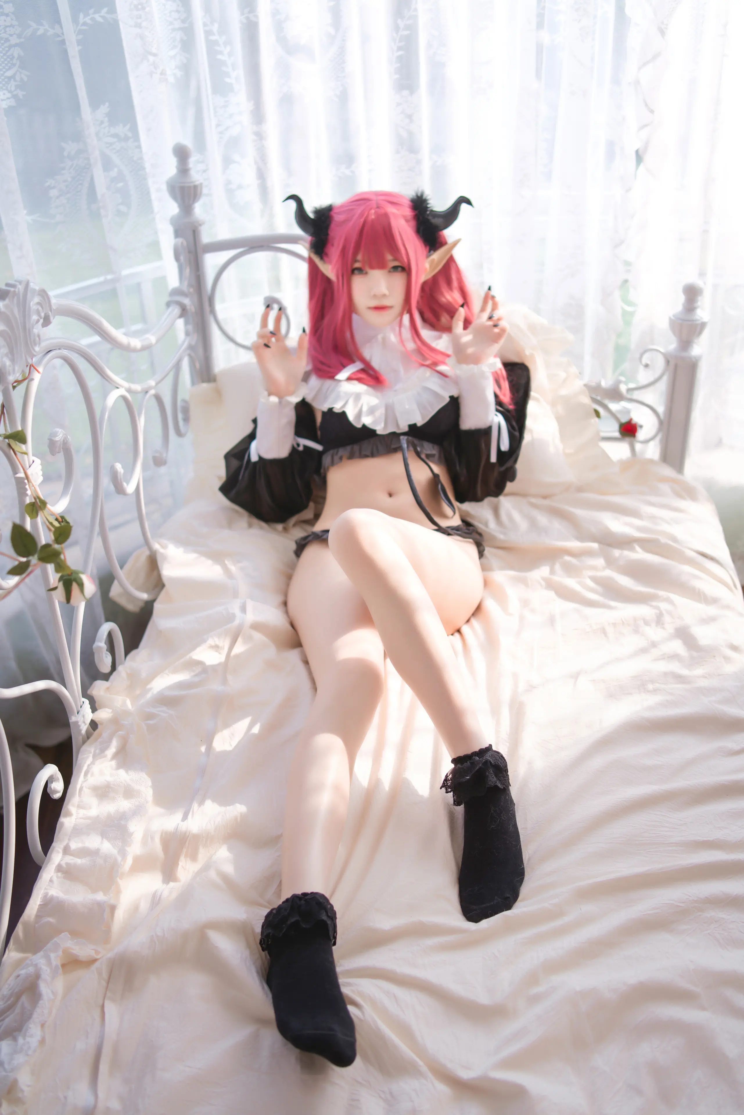 桜桃喵 喜多川海梦 魅魔 [66P]