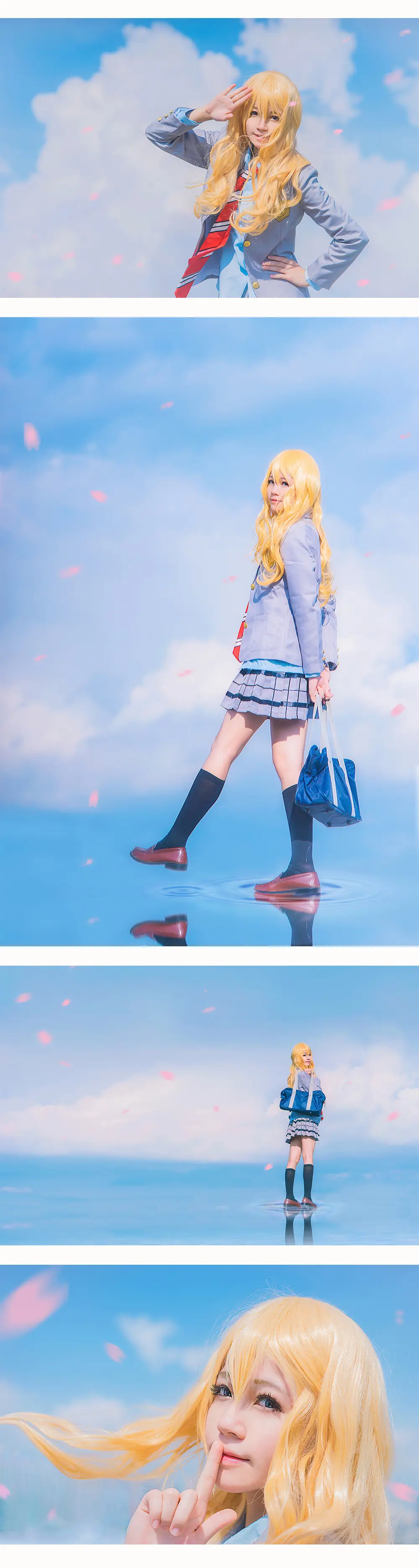 桜桃喵 四月 [10P]