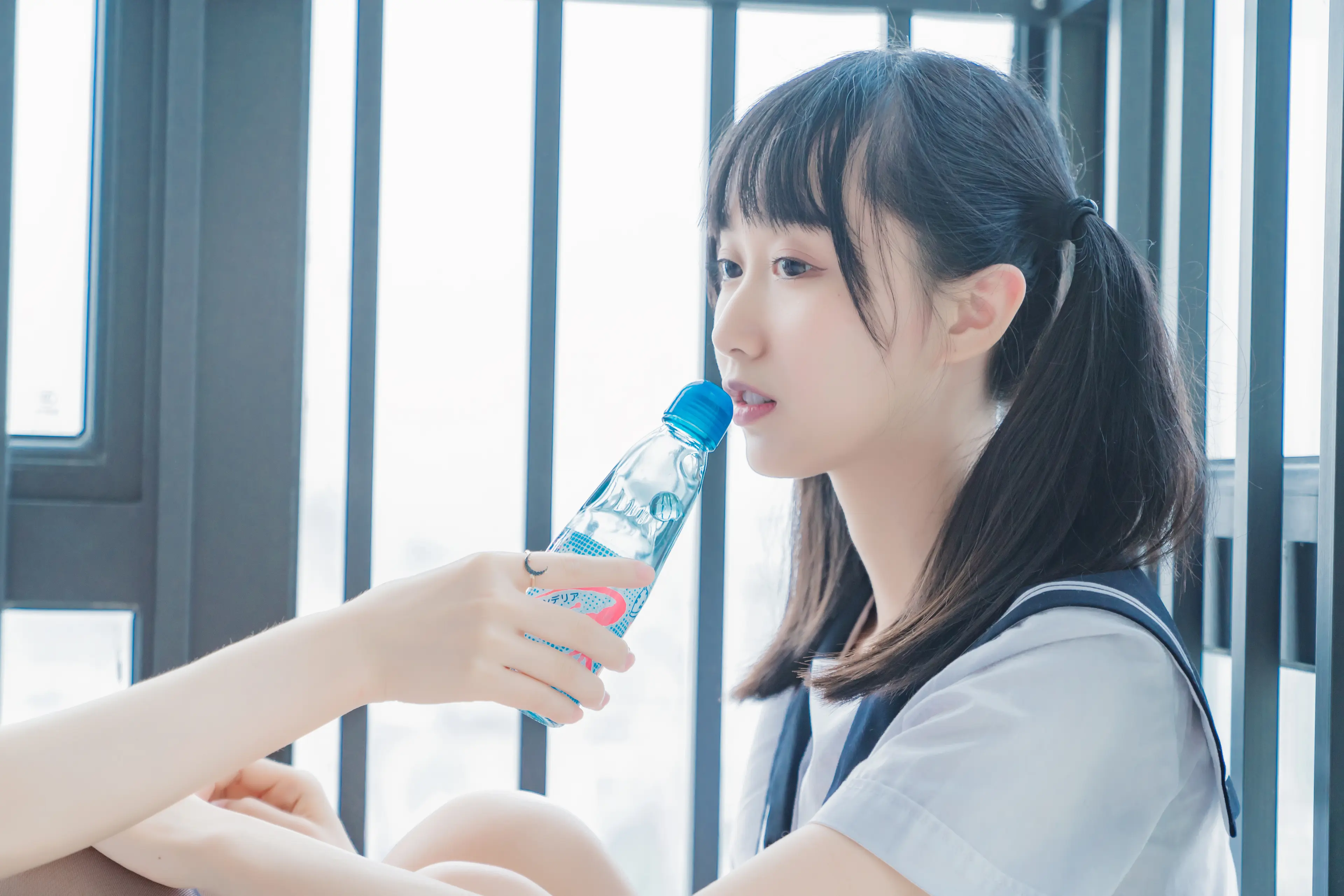 桜桃喵 她(制服×制服 (&木绵绵) [38P]