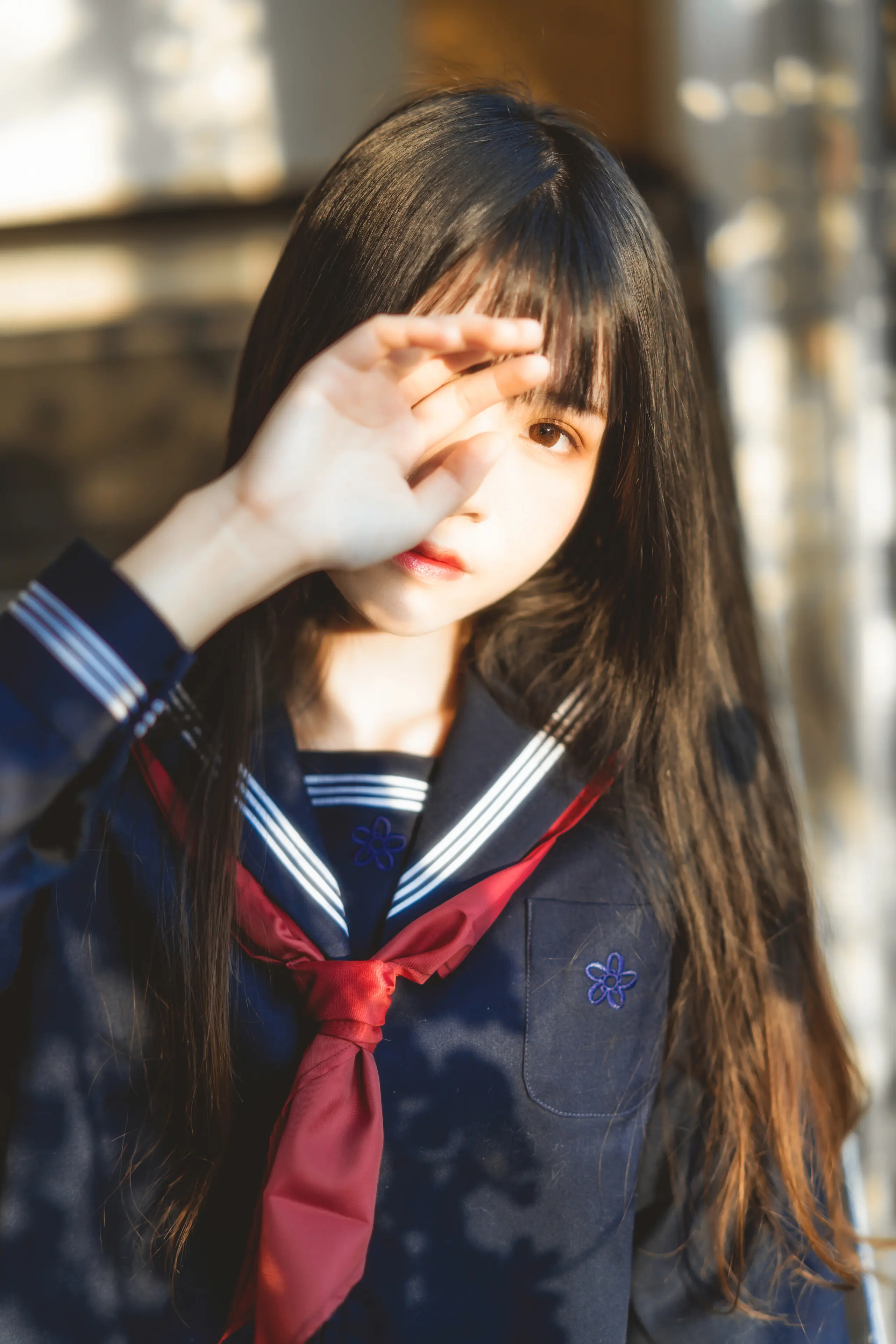 桜桃喵 小少女 黑色水手服 [50P]