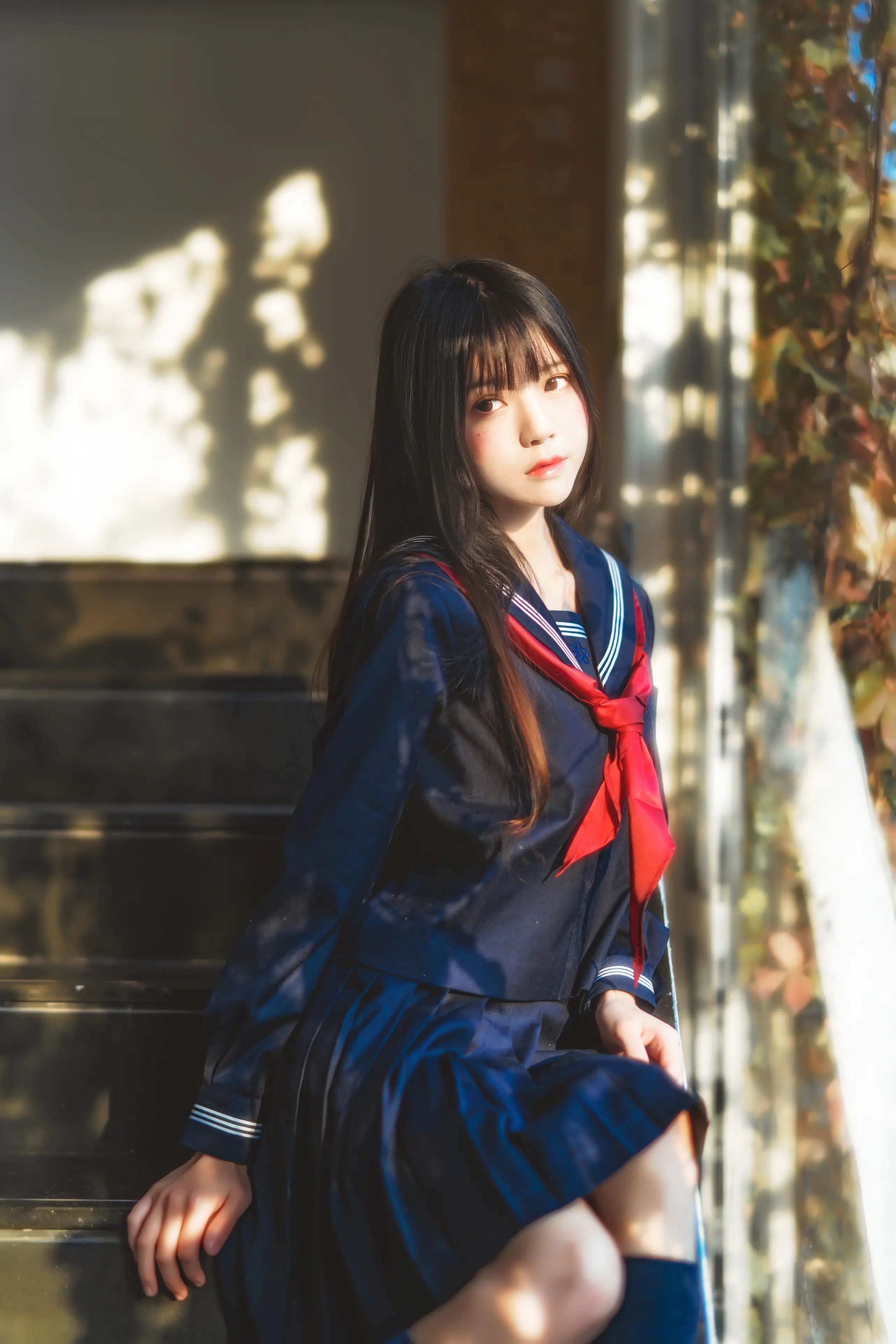 桜桃喵 小少女 黑色水手服 [50P]