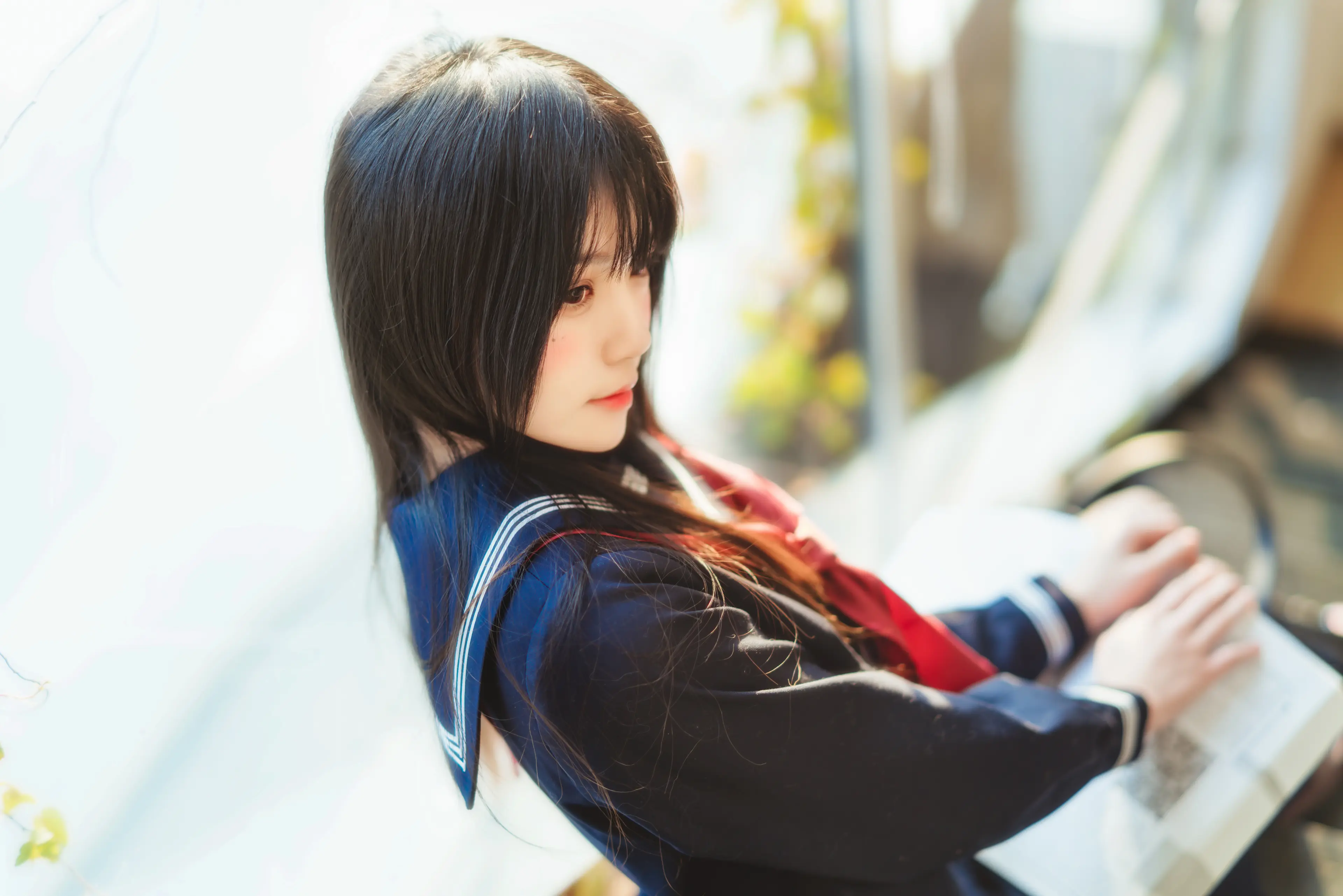 桜桃喵 小少女 黑色水手服 [50P]