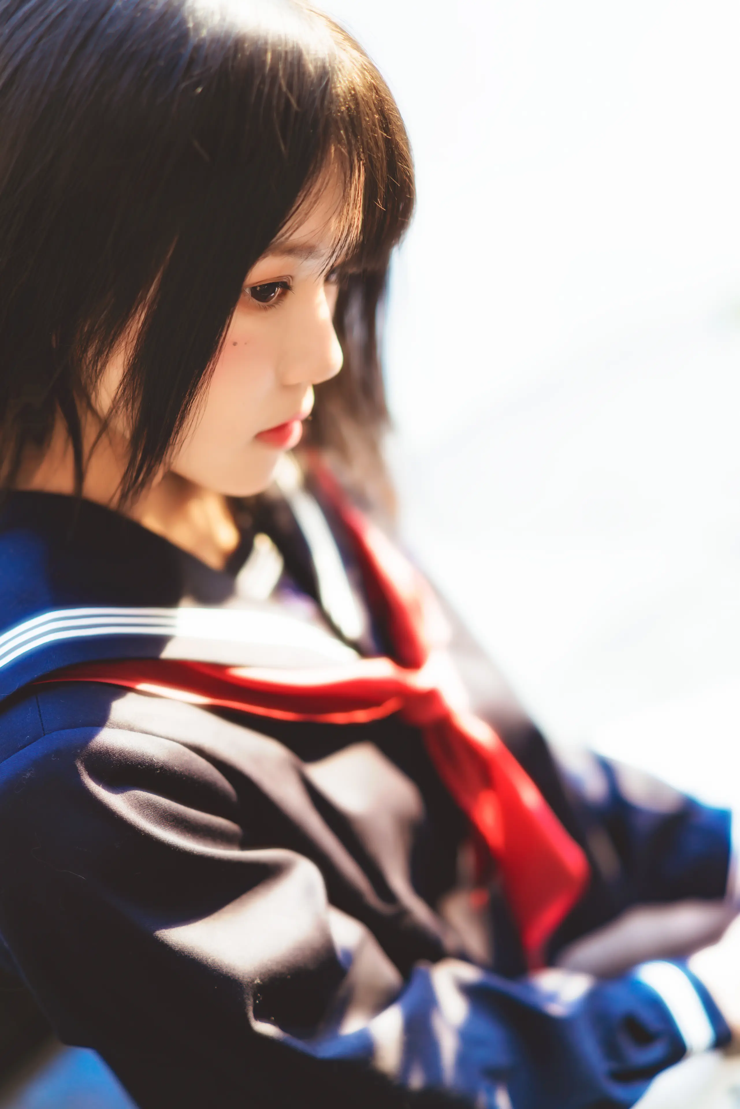 桜桃喵 小少女 黑色水手服 [50P]