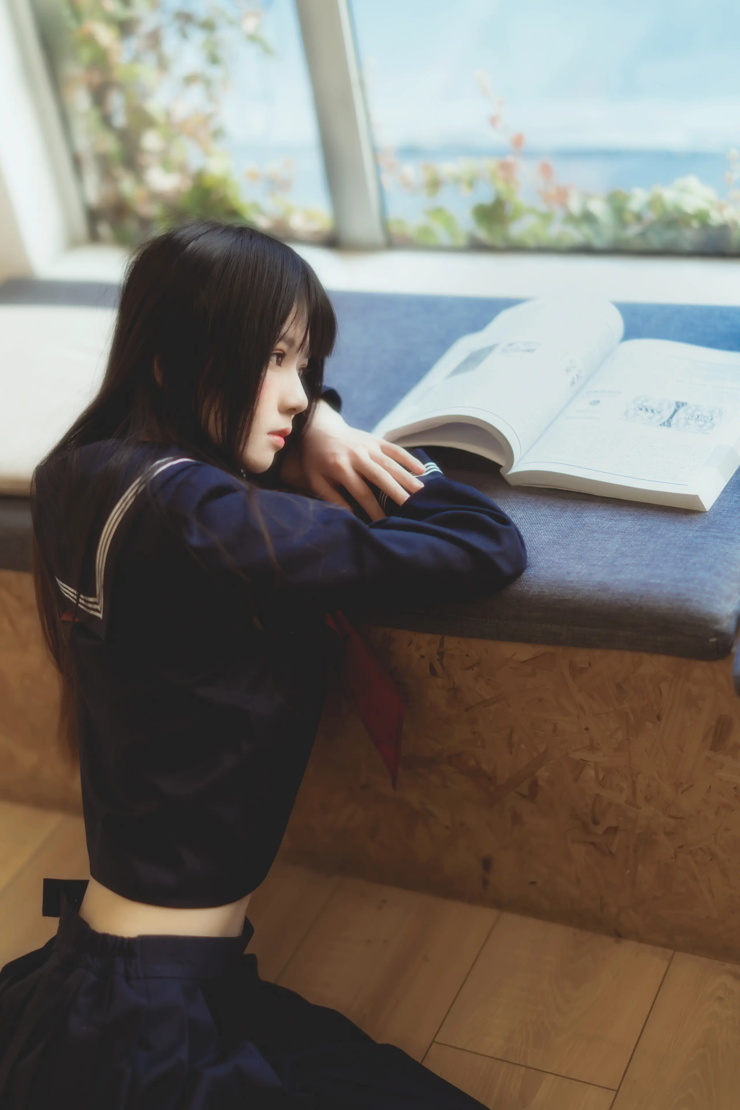 桜桃喵 小少女 黑色水手服 [50P]