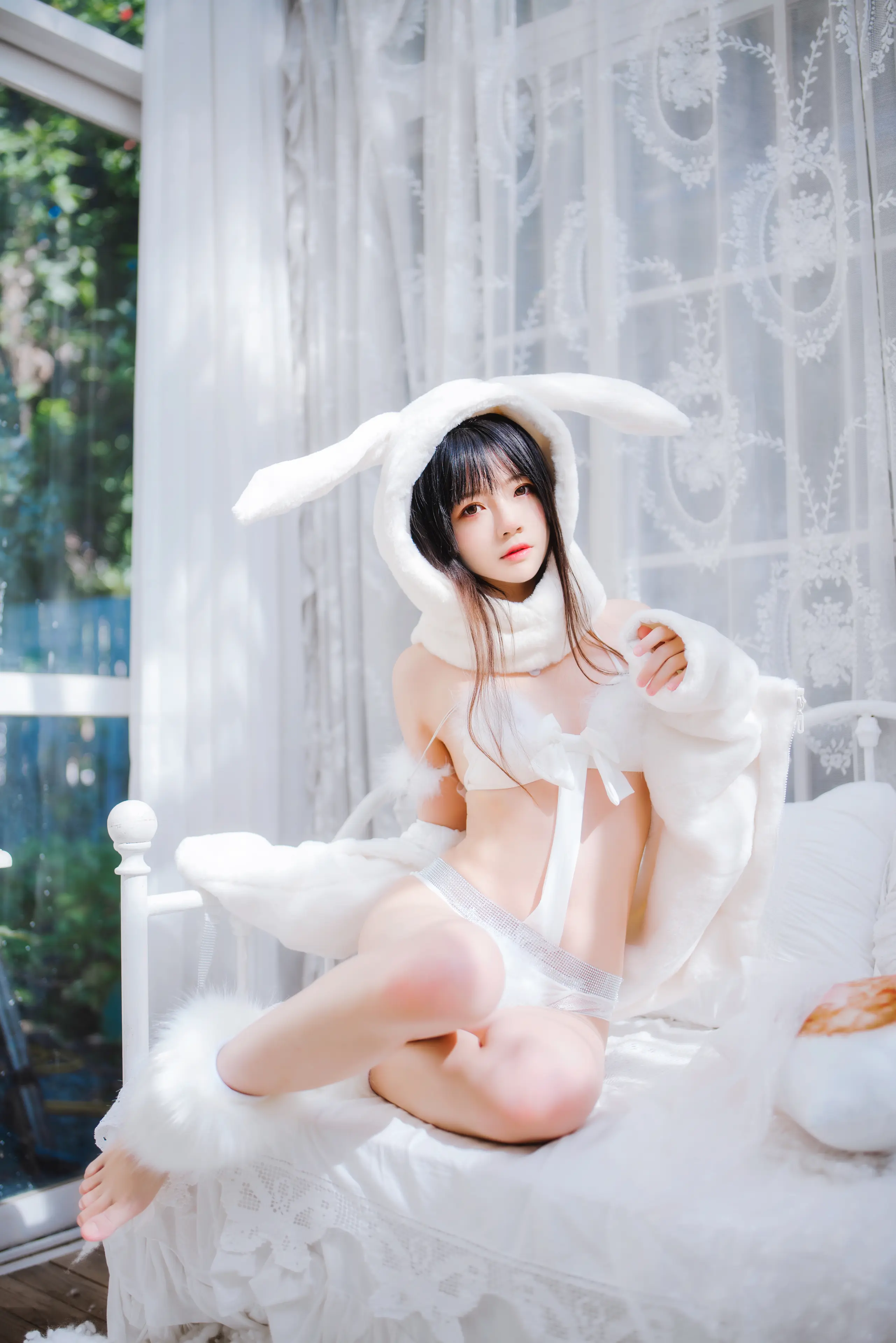 桜桃喵 小白兔01 [48P]