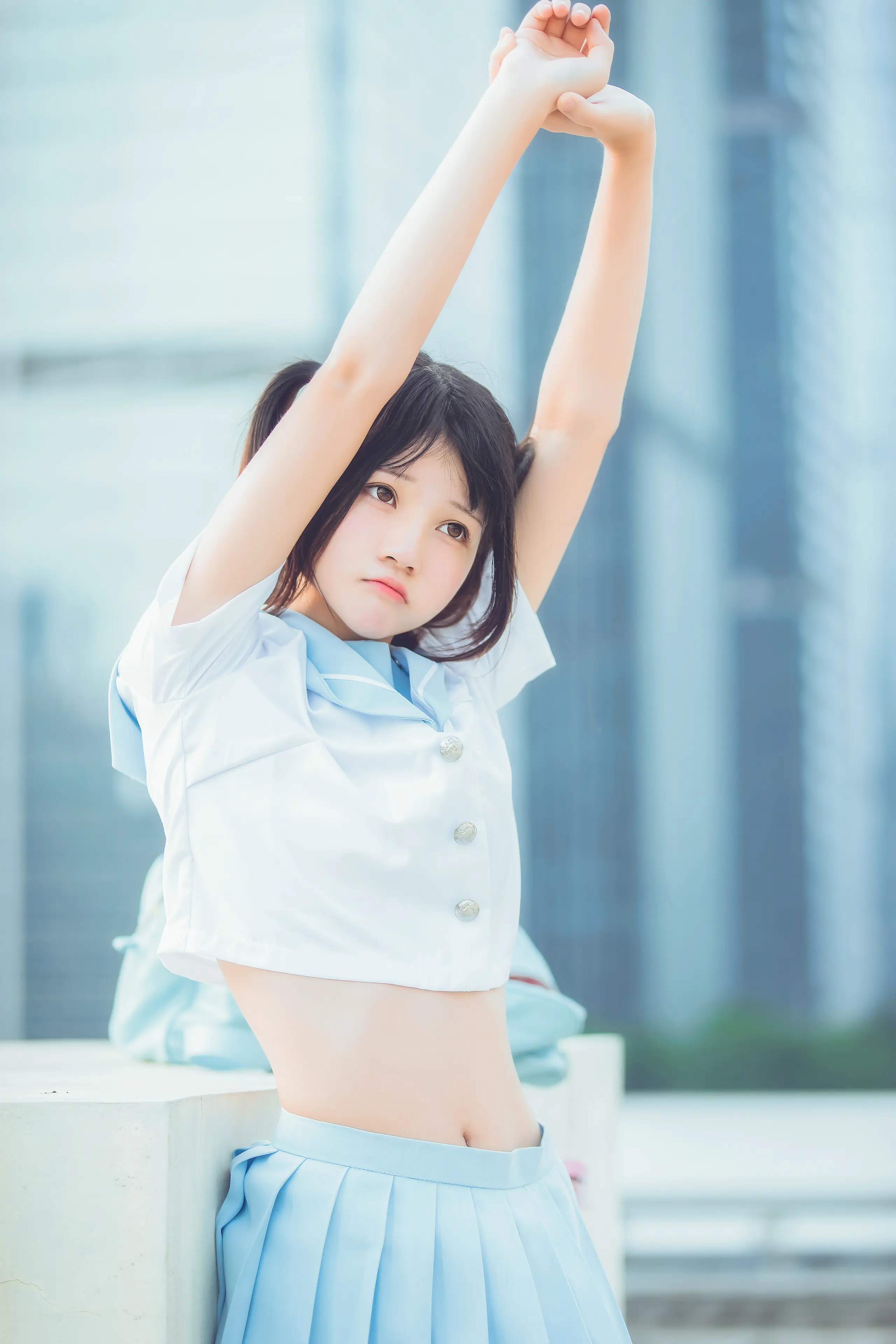 桜桃喵 少女 微风轻轻起 [19P]