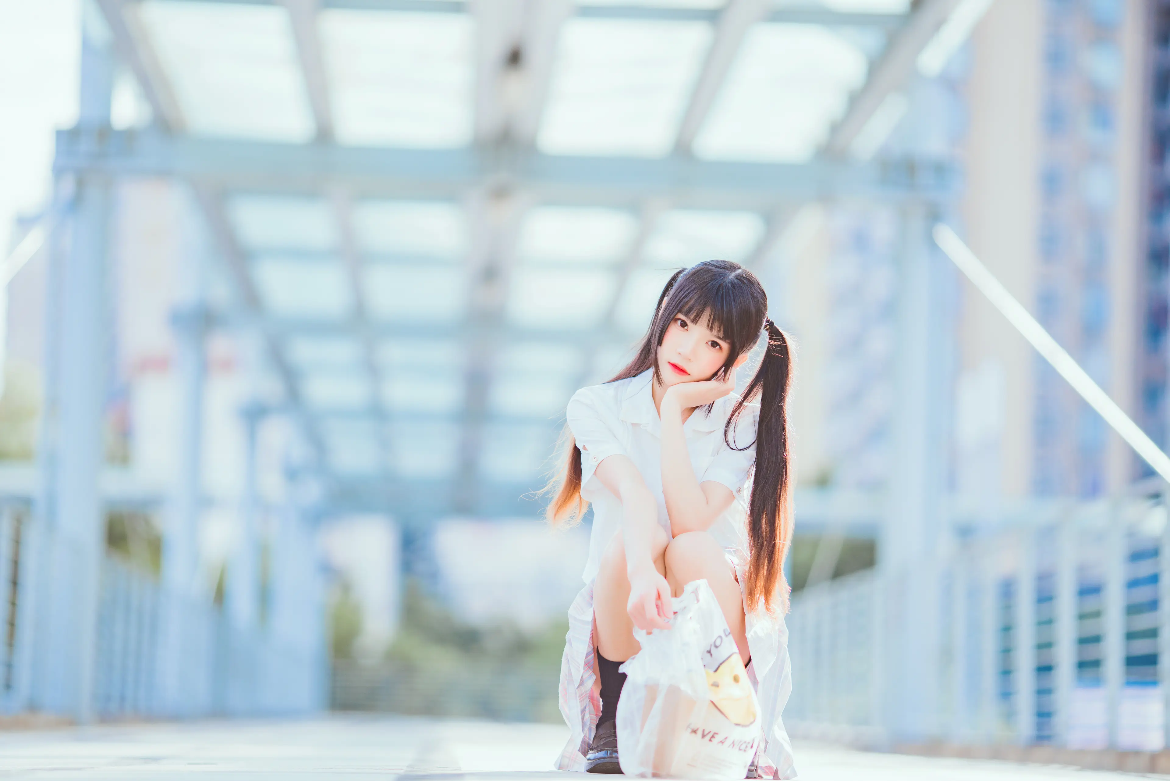 桜桃喵 少女 浅色系 [23P]