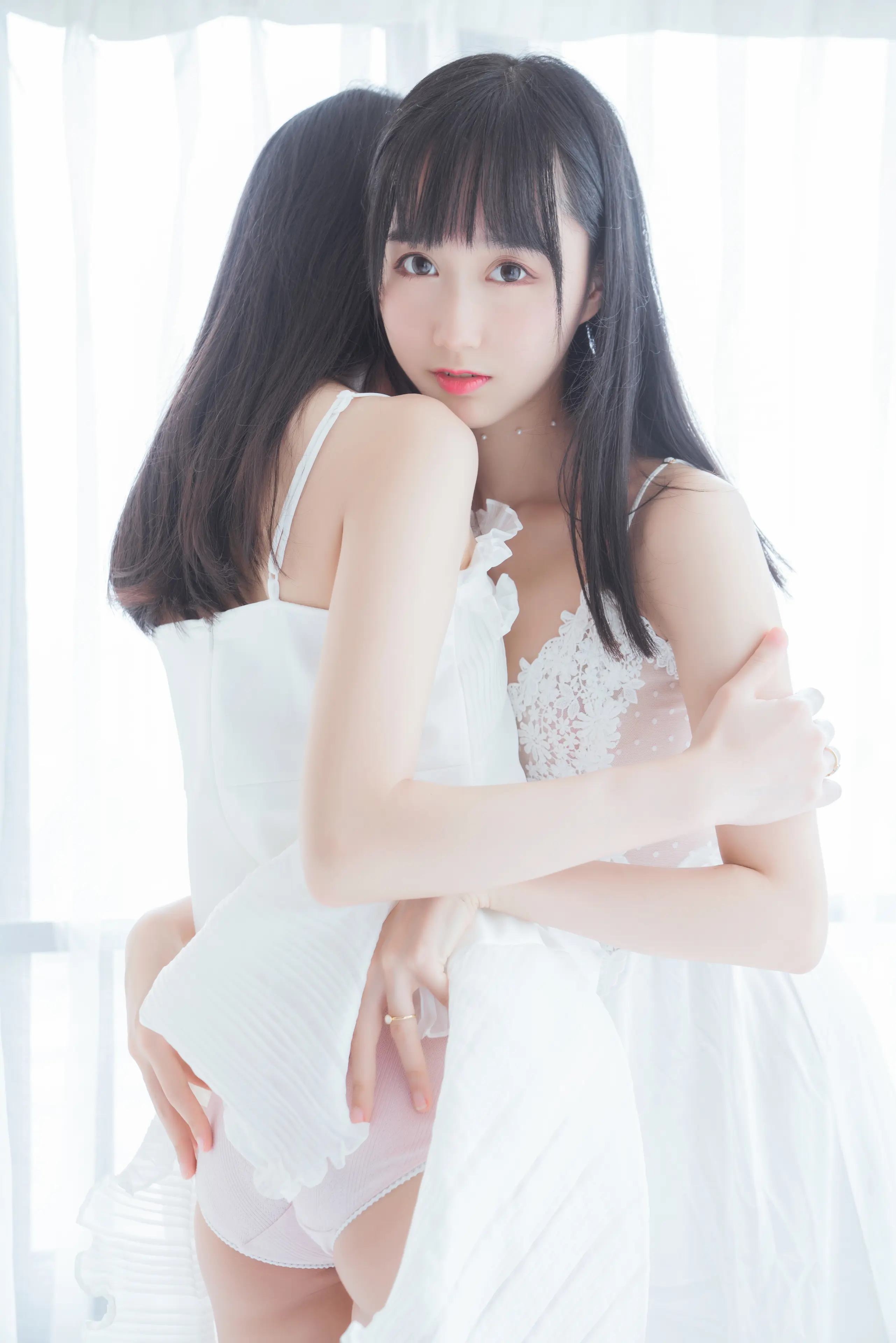 桜桃喵 朝(白裙×白裙) (&木绵绵) [58P]