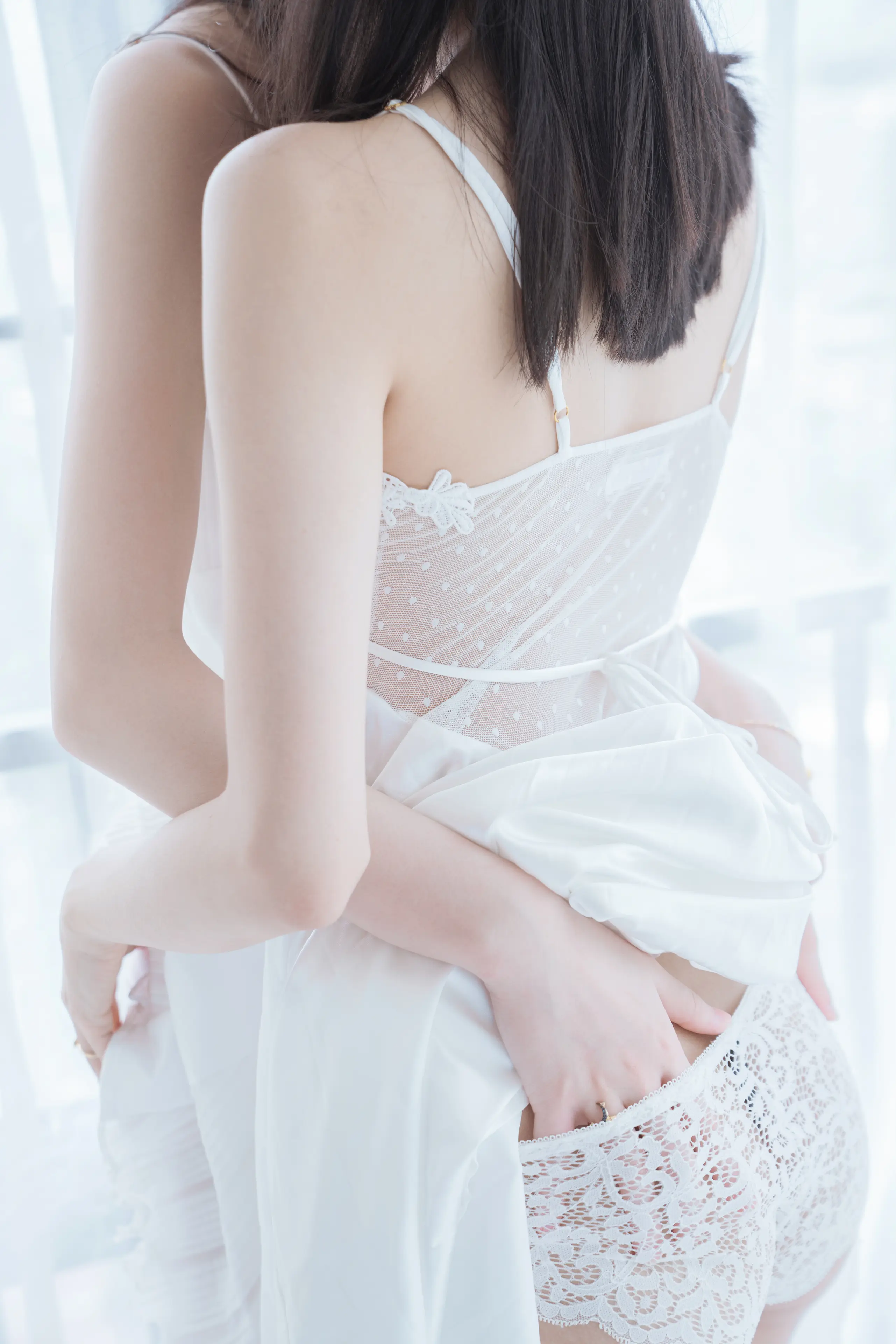 桜桃喵 朝(白裙×白裙) (&木绵绵) [58P]