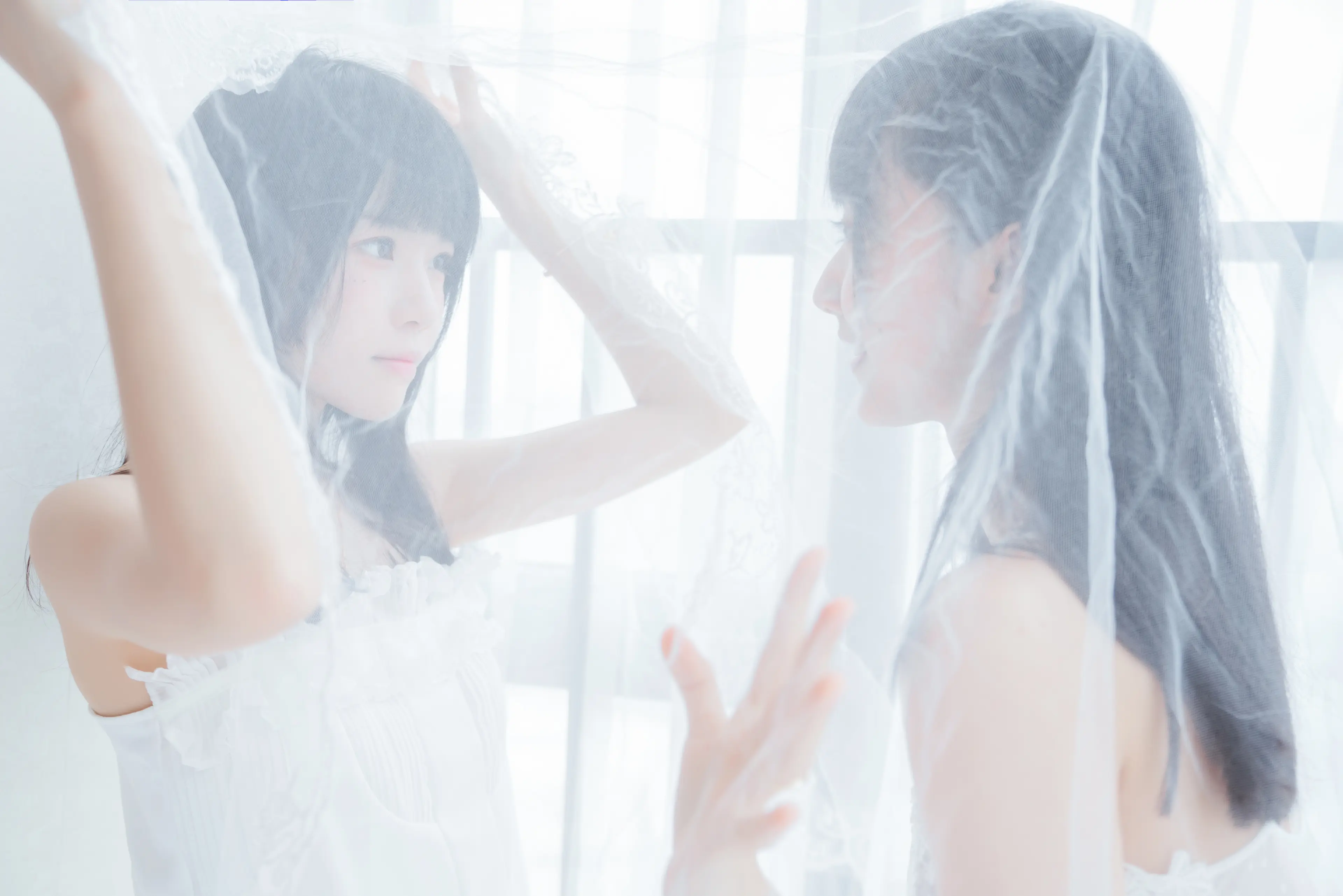 桜桃喵 朝(白裙×白裙) (&木绵绵) [58P]