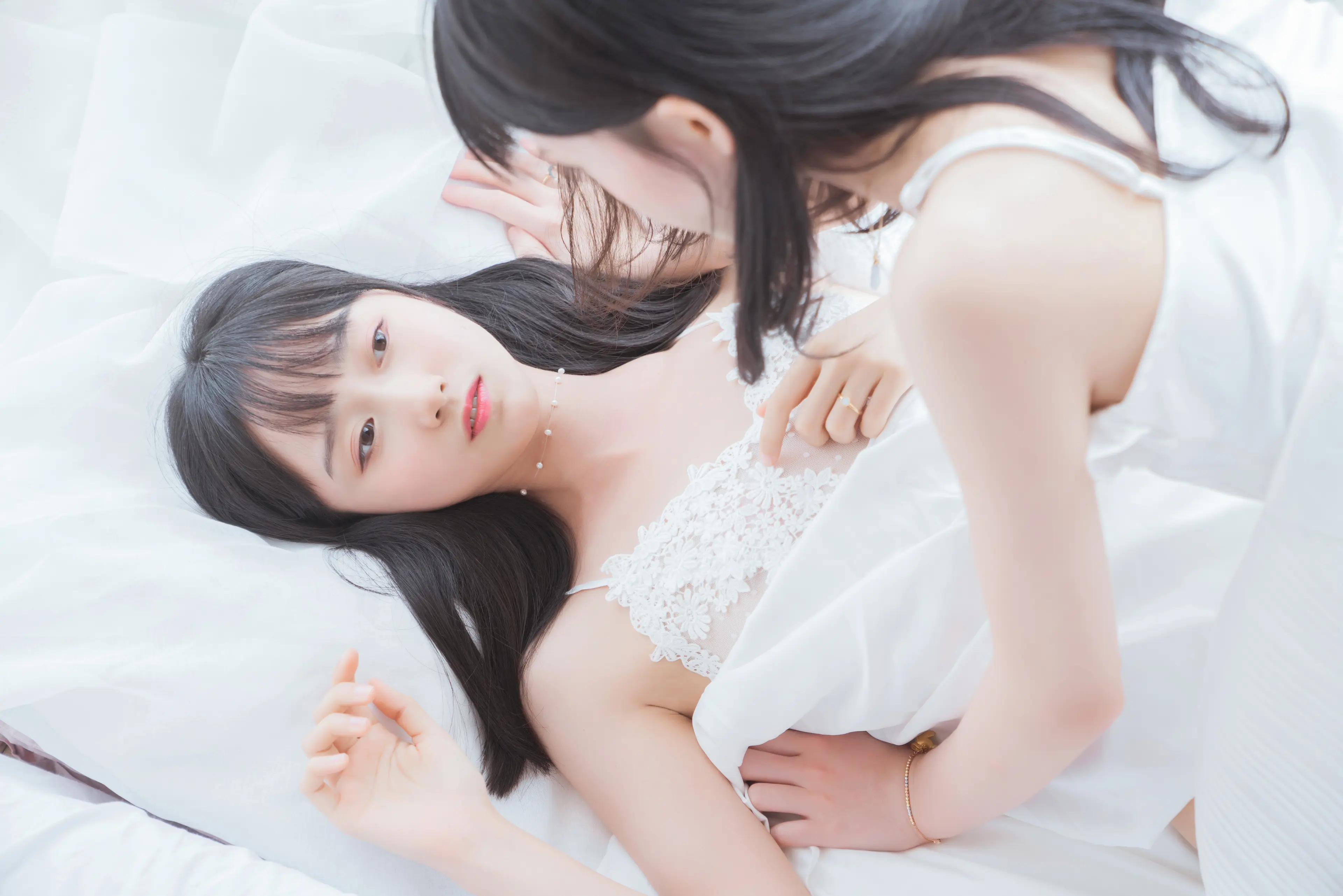 桜桃喵 朝(白裙×白裙) (&木绵绵) [58P]