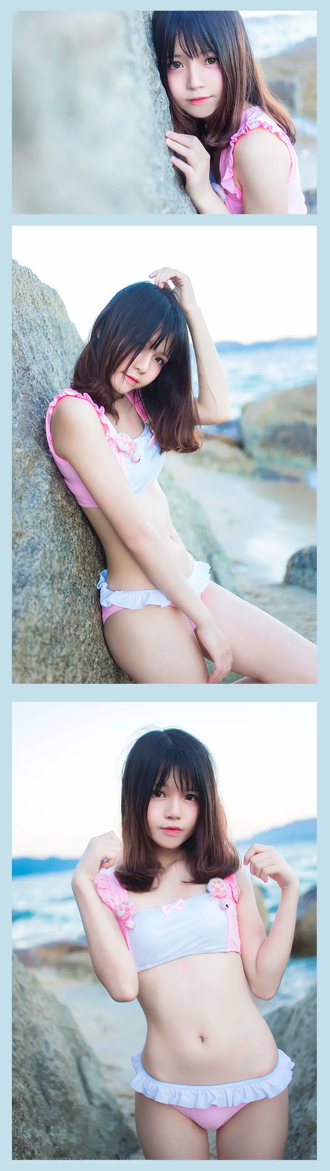 桜桃喵 桜桃与海 [10P]