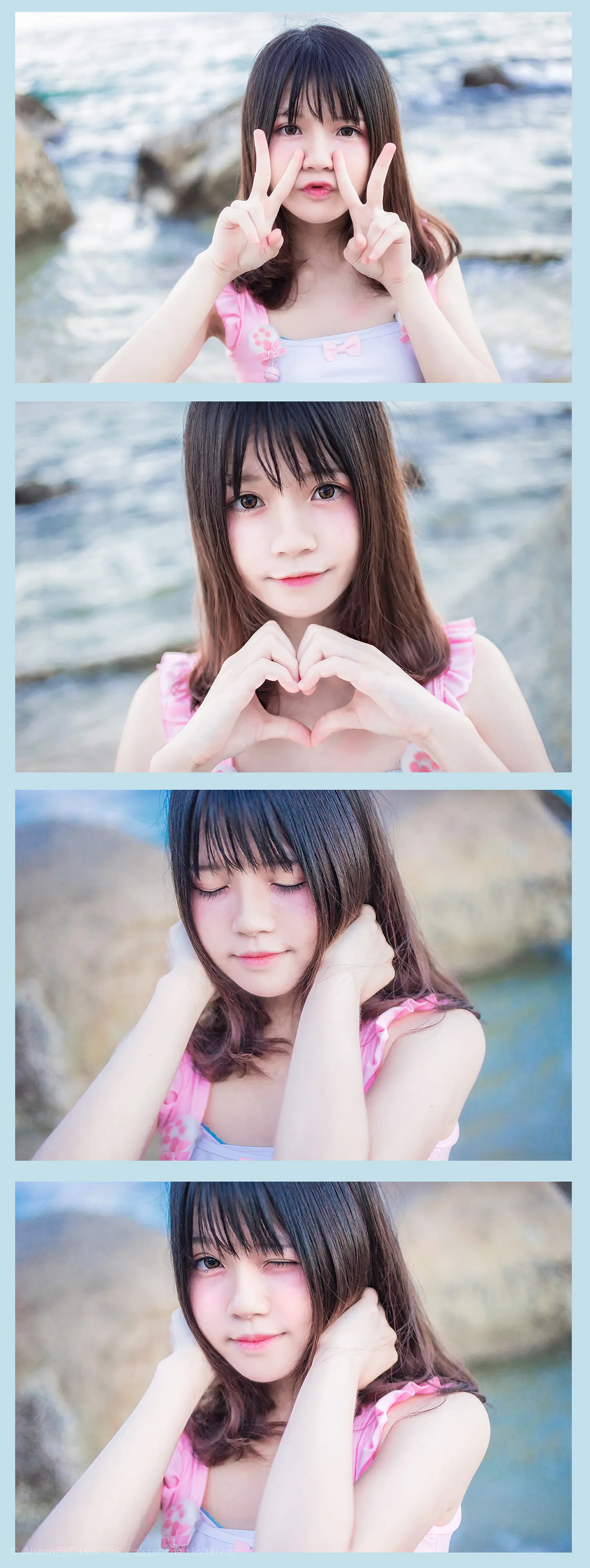 桜桃喵 桜桃与海 [10P]