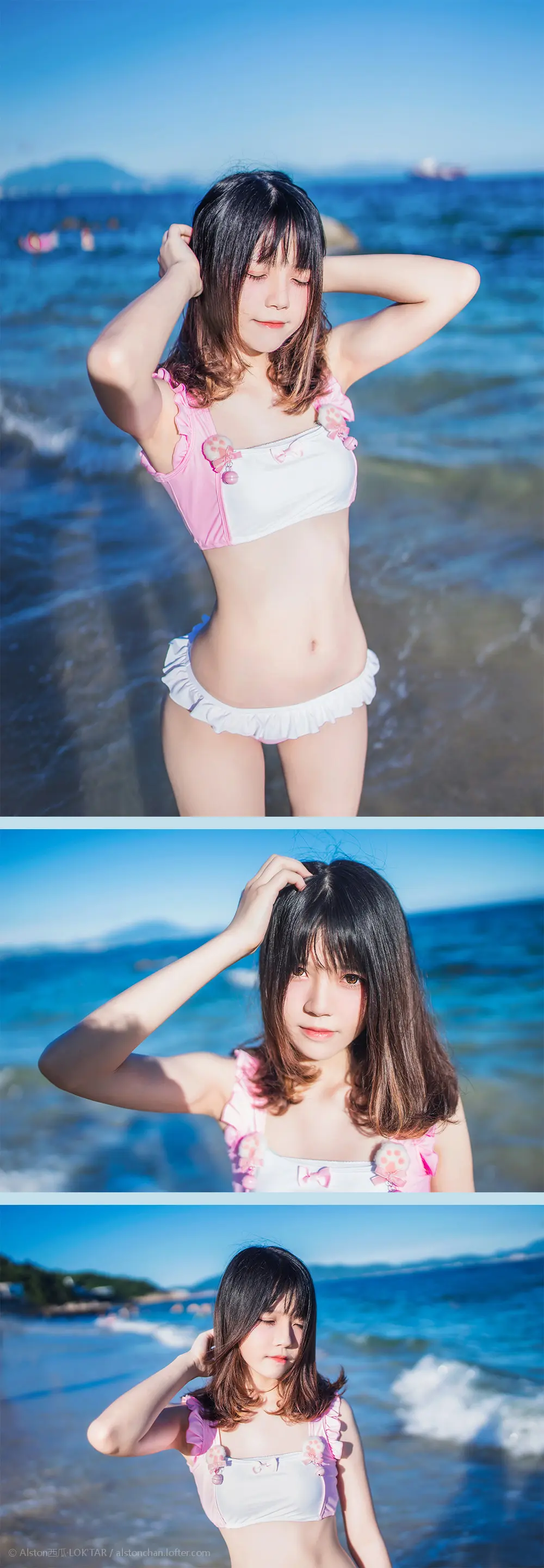 桜桃喵 桜桃与海 [10P]