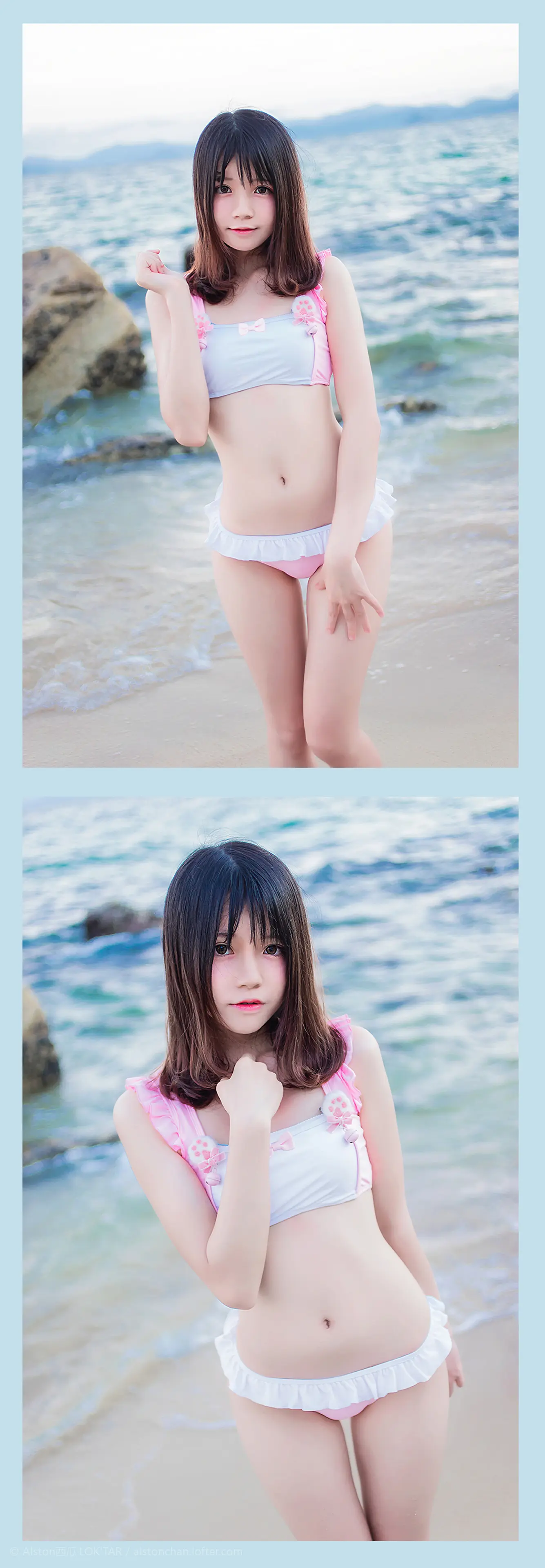 桜桃喵 桜桃与海 [10P]