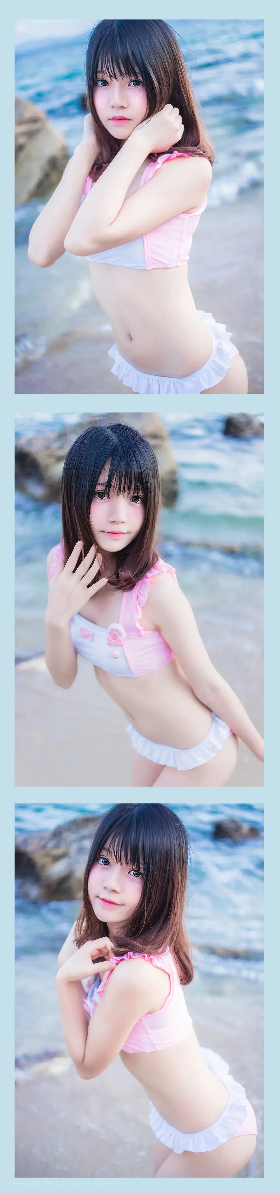 桜桃喵 桜桃与海 [10P]