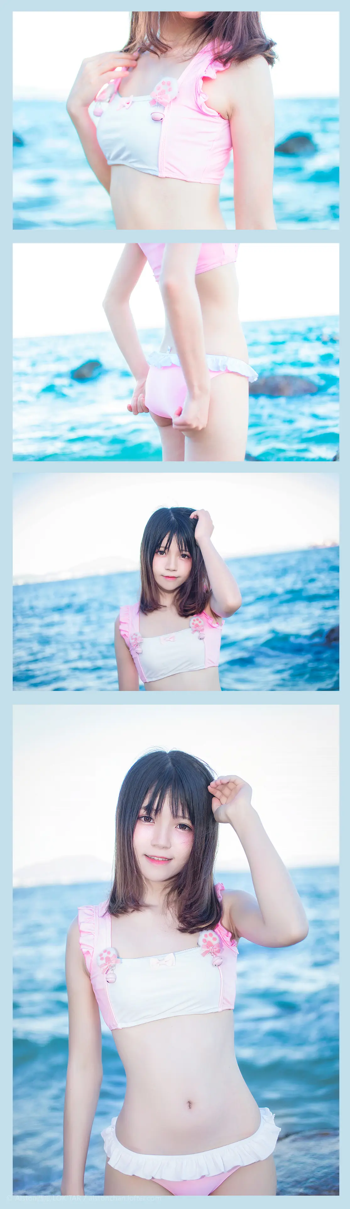 桜桃喵 桜桃与海 [10P]