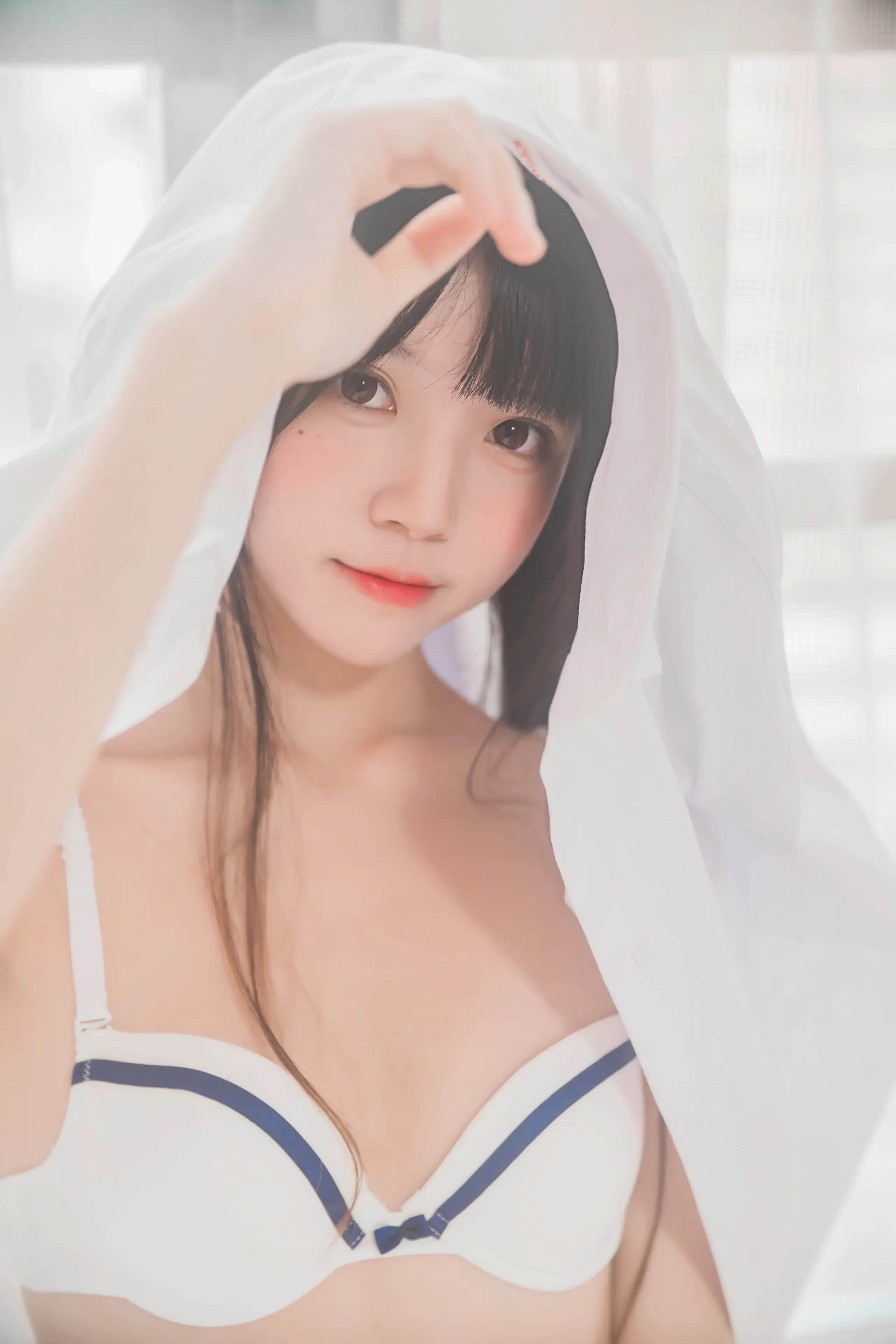 桜桃喵 桜桃未熟 白衬衫双马尾 [47P]