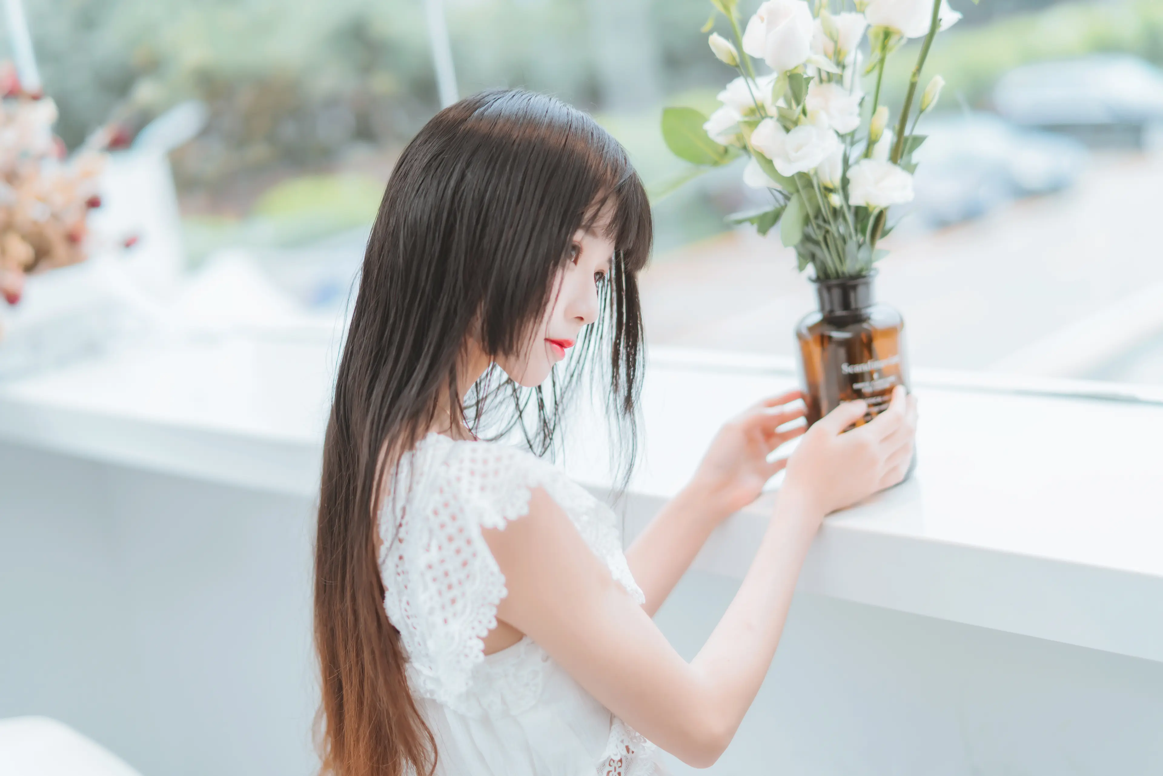 桜桃喵 清新 白花花 [11P]