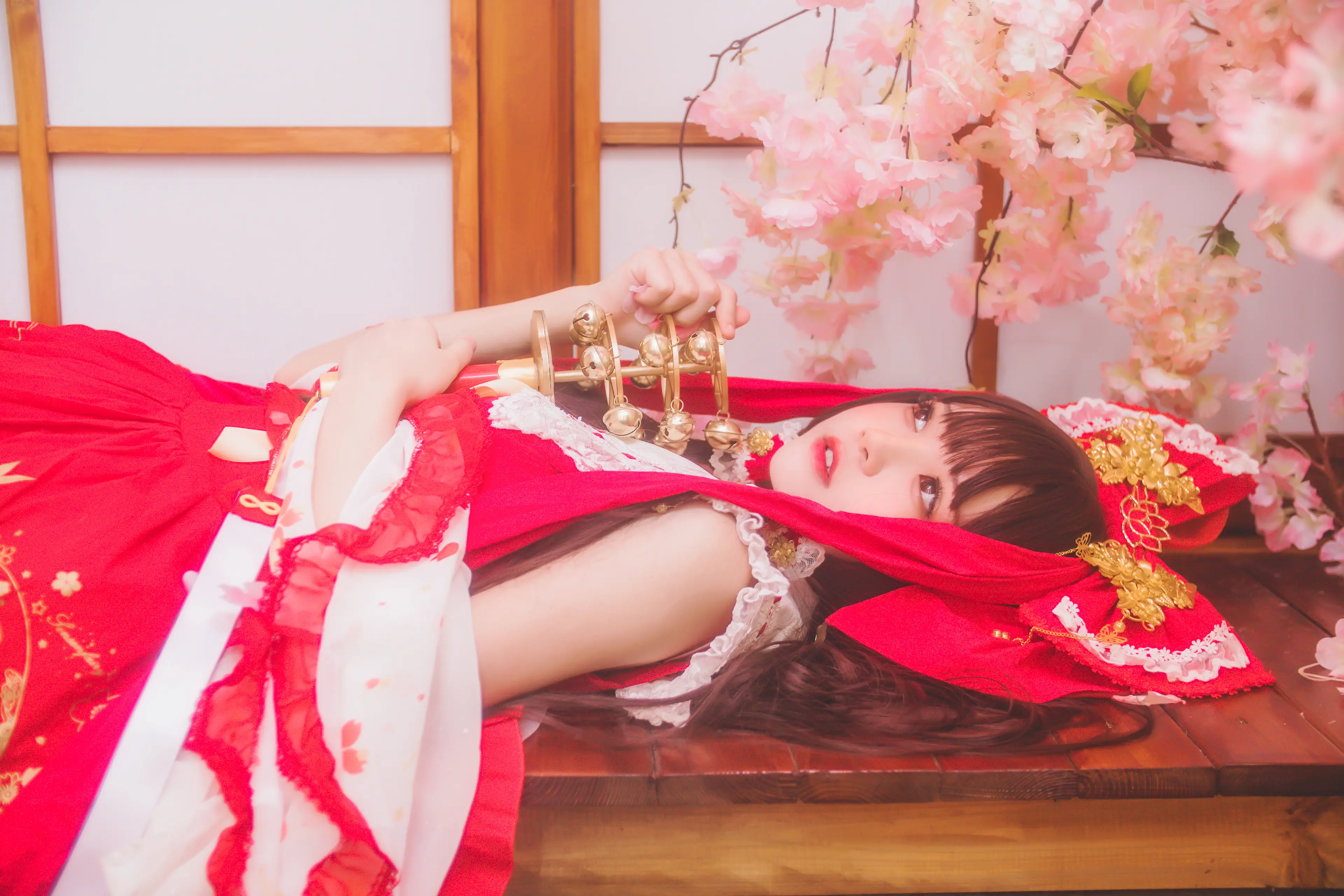 桜桃喵 灵梦 新年快乐 [45P]