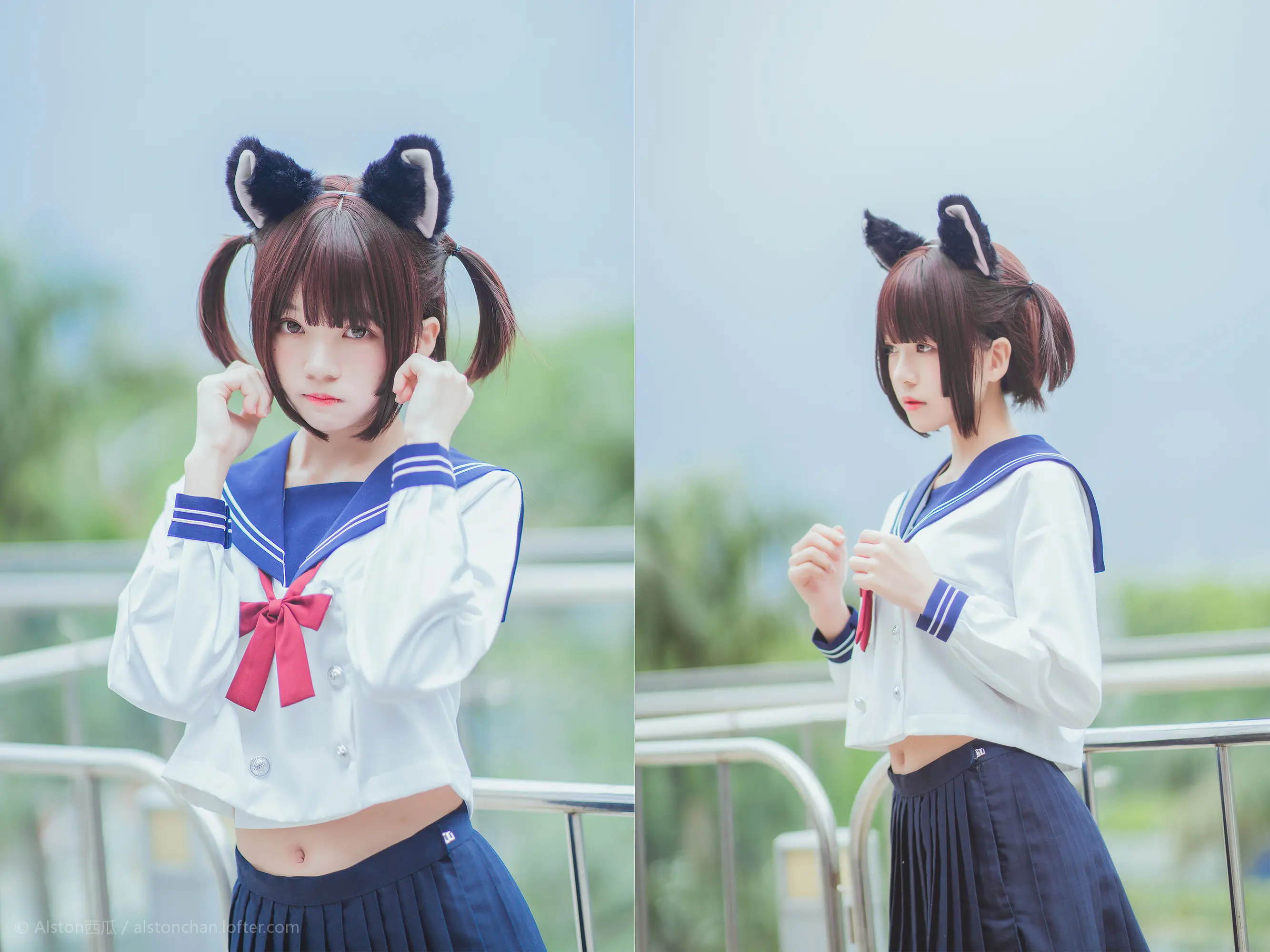 桜桃喵 猫儿制服 [9P]