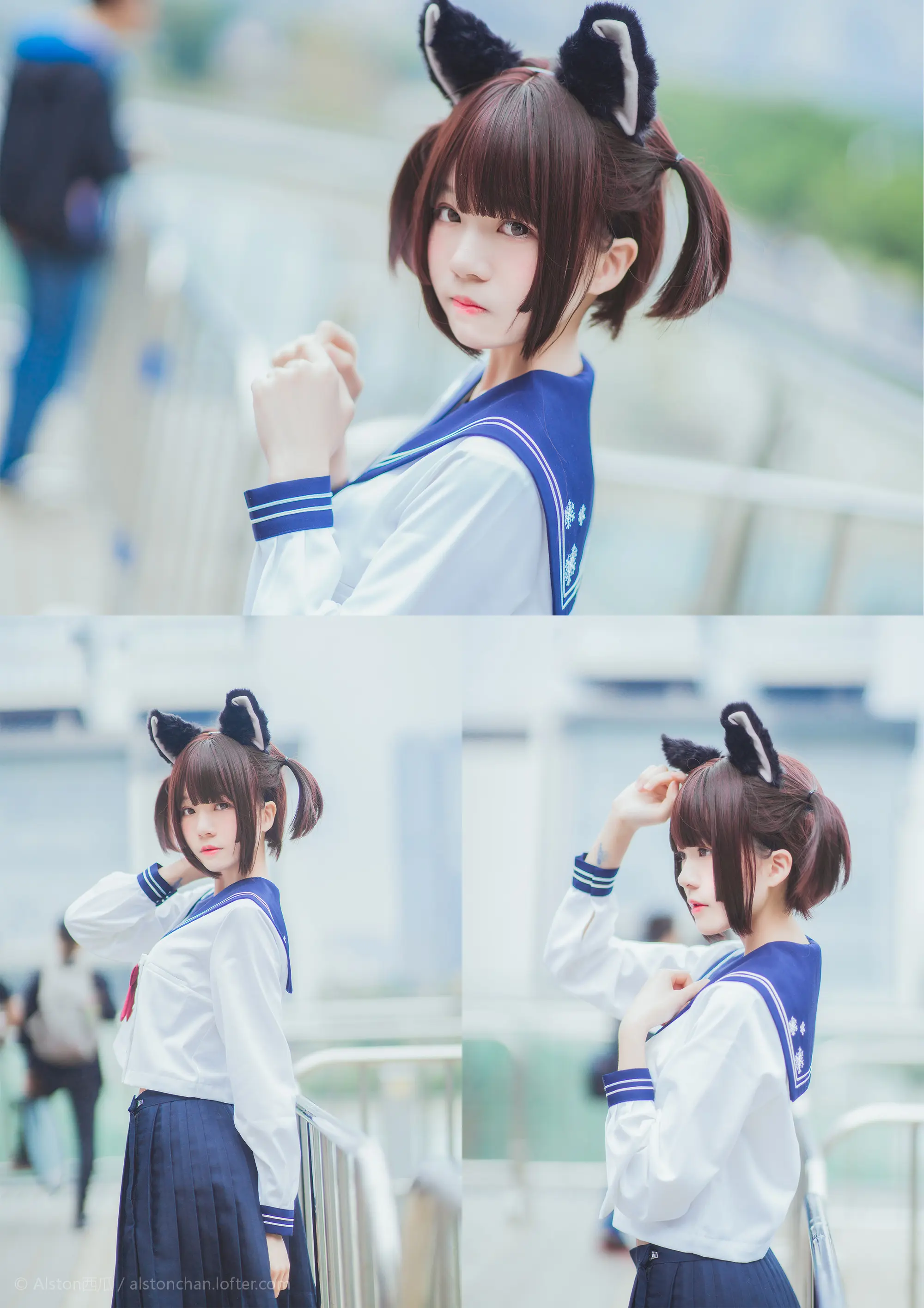 桜桃喵 猫儿制服 [9P]