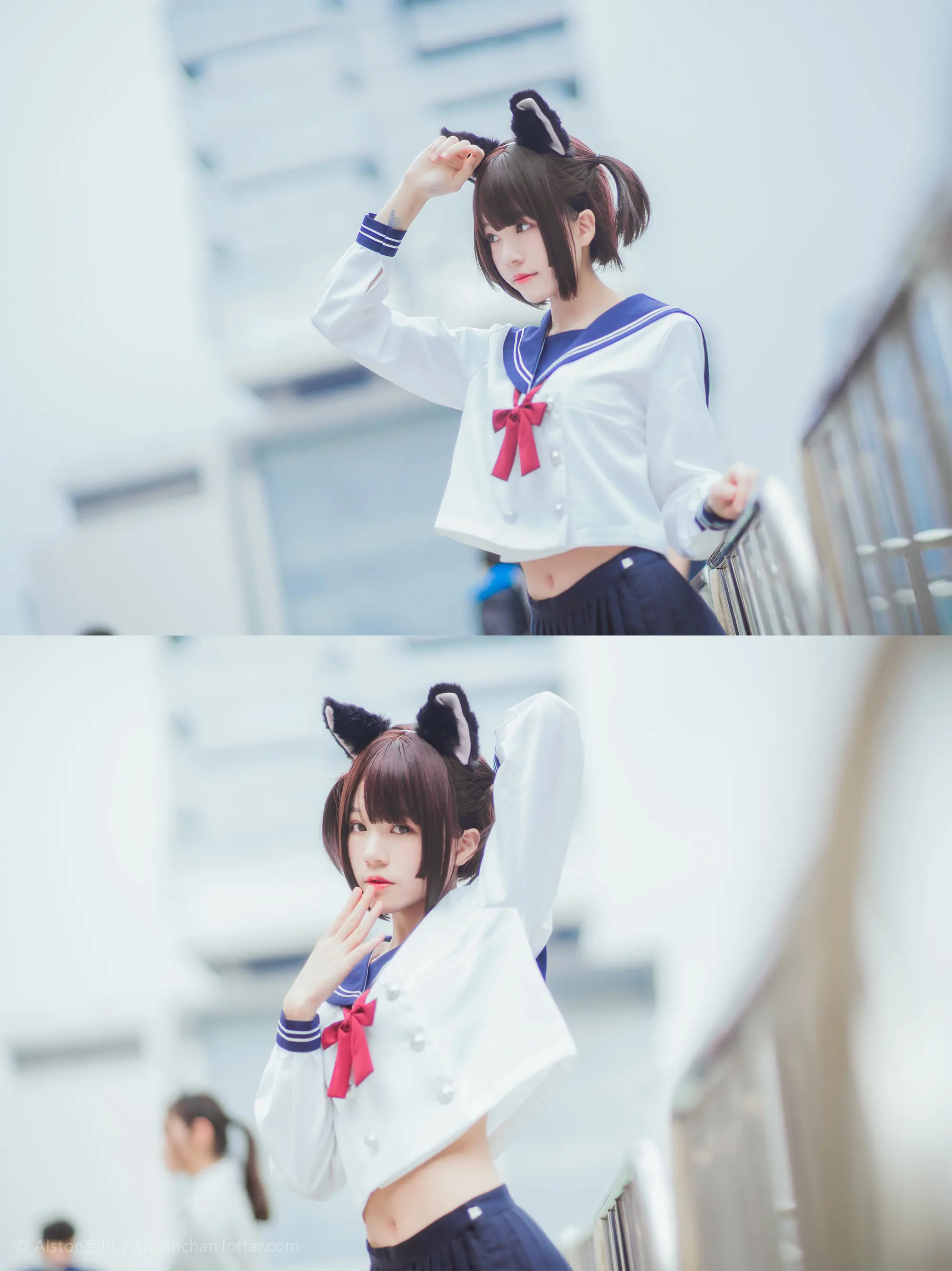 桜桃喵 猫儿制服 [9P]