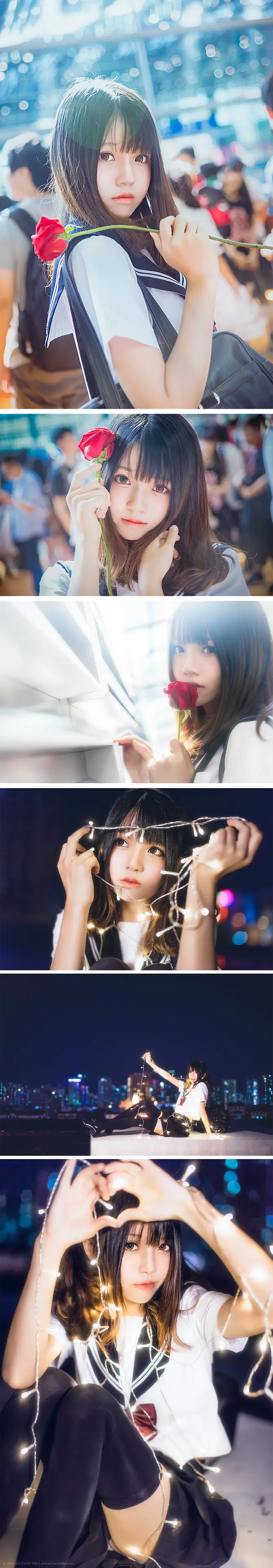 桜桃喵 由短至长 [9P]