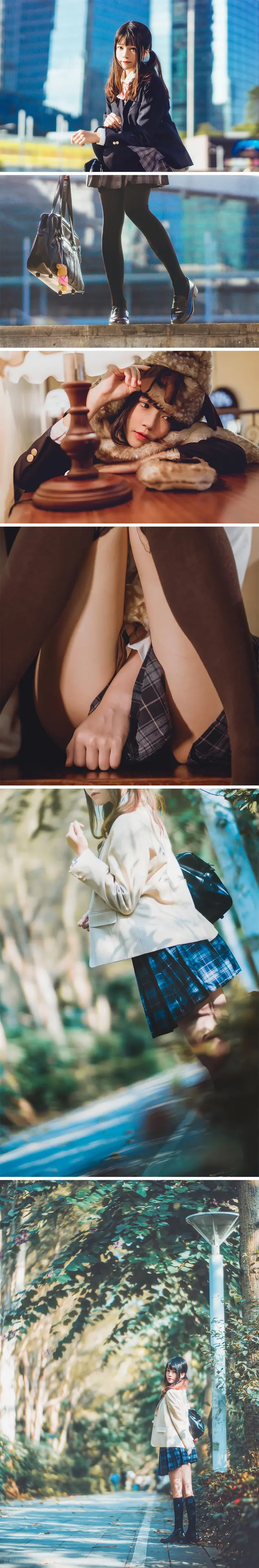 桜桃喵 由短至长 [9P]