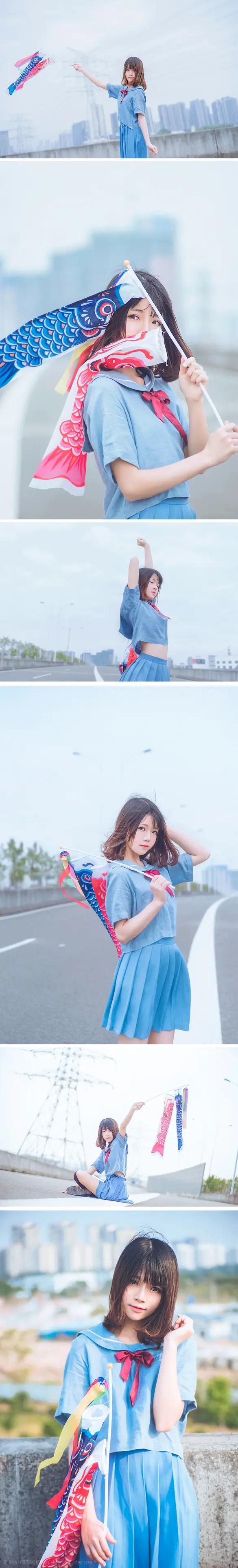 桜桃喵 由短至长 [9P]