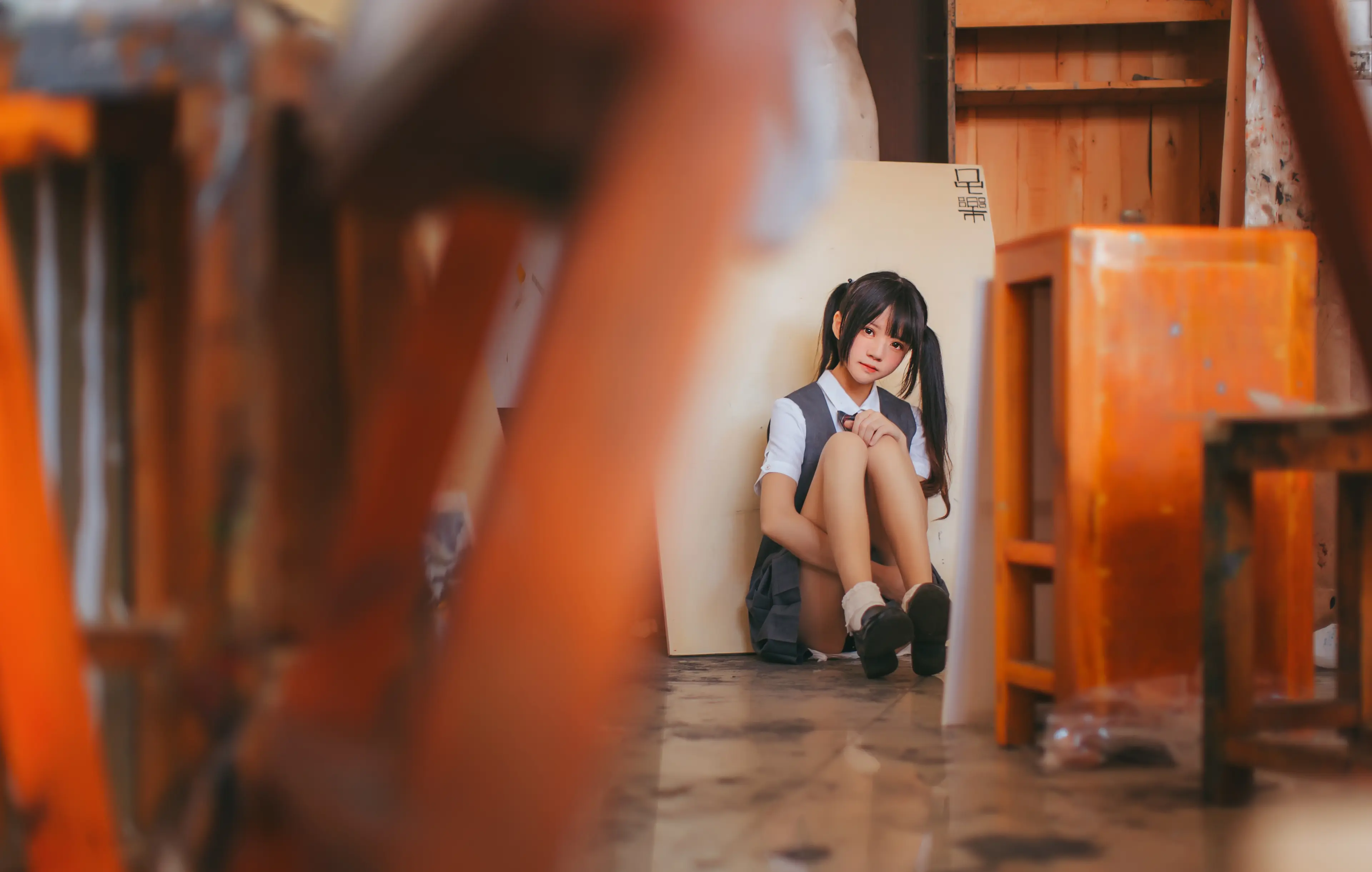 桜桃喵 画室少女 [17P]