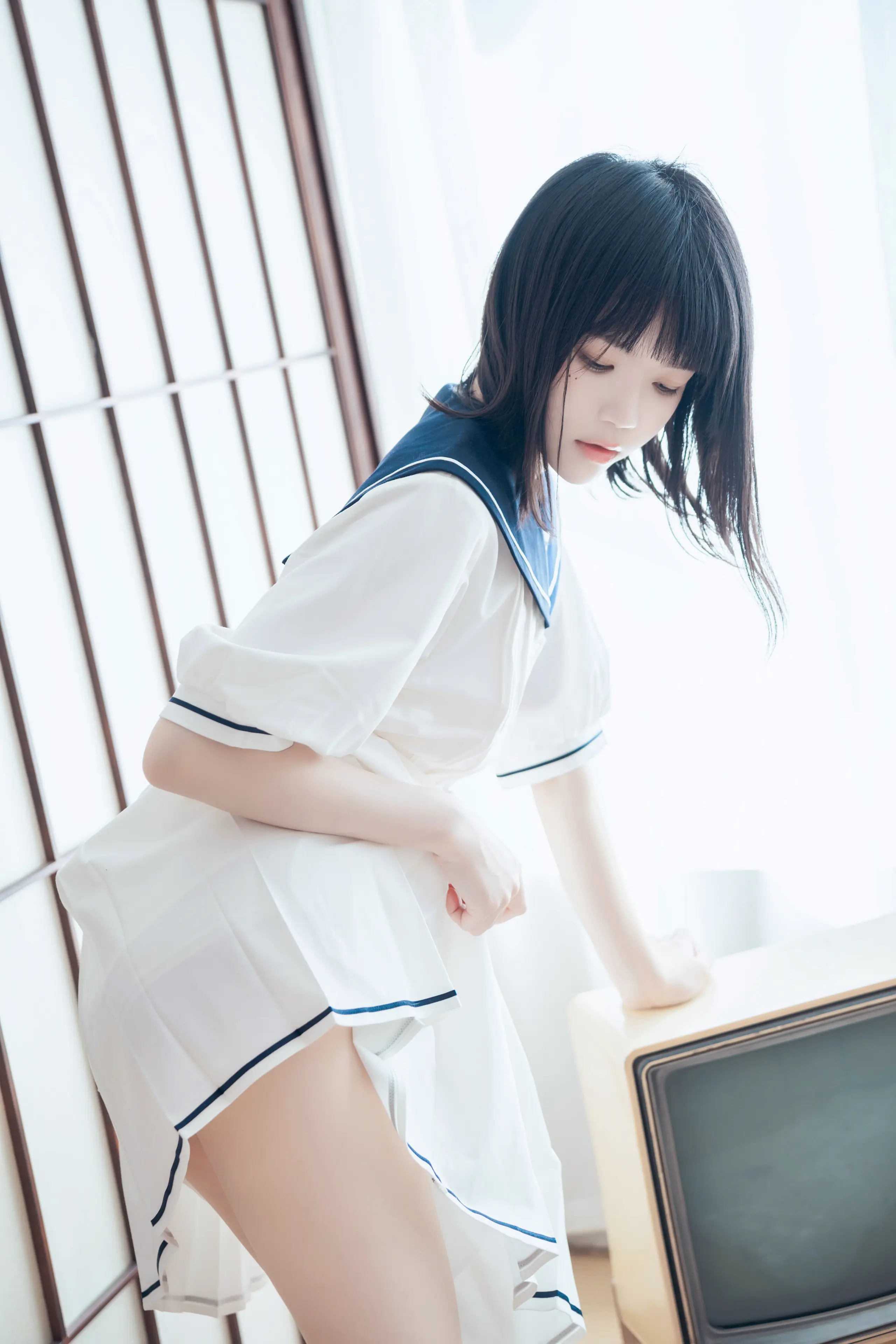 桜桃喵 盛夏制服 [39P]