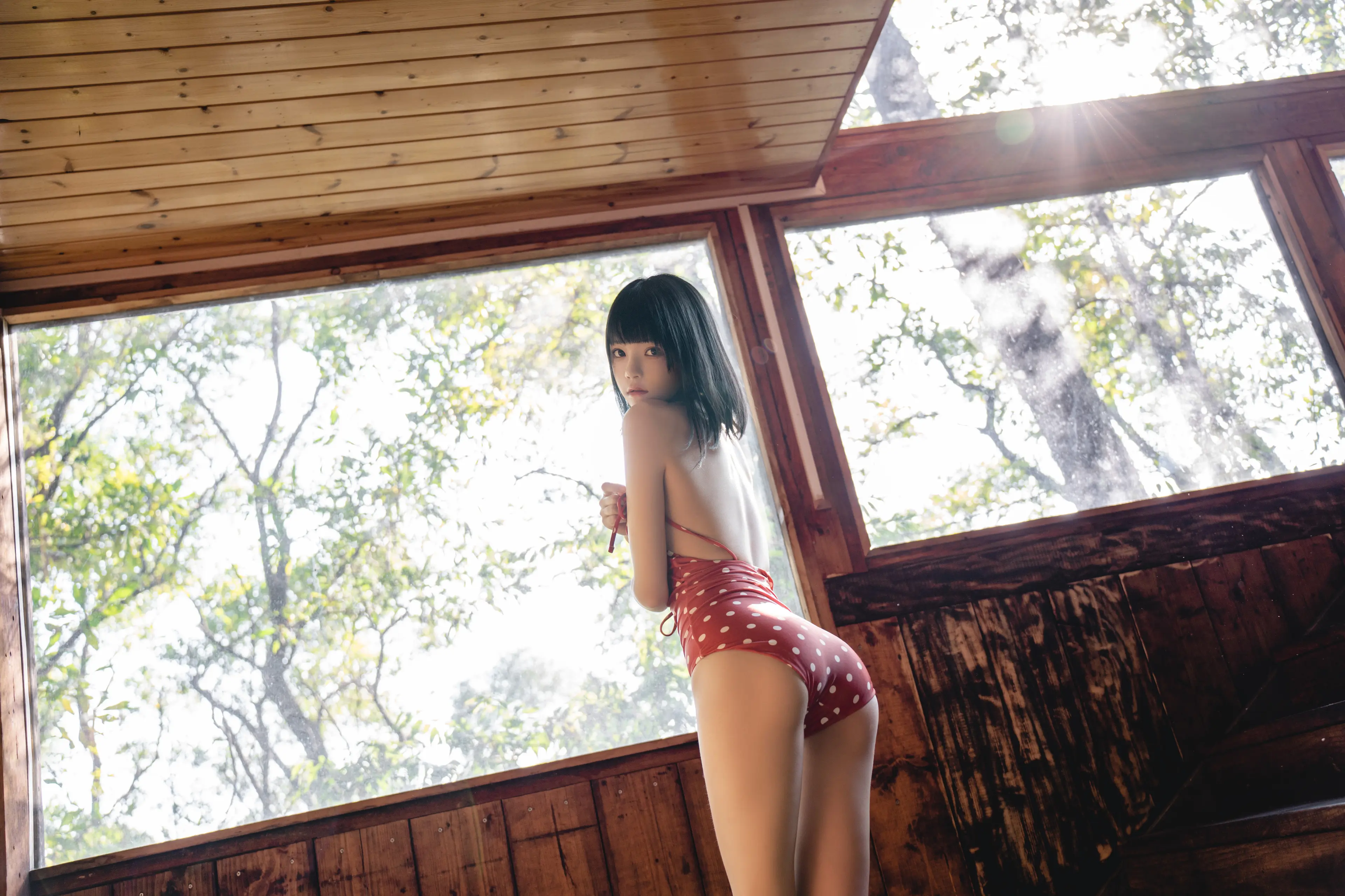 桜桃喵 红波点 [45P]