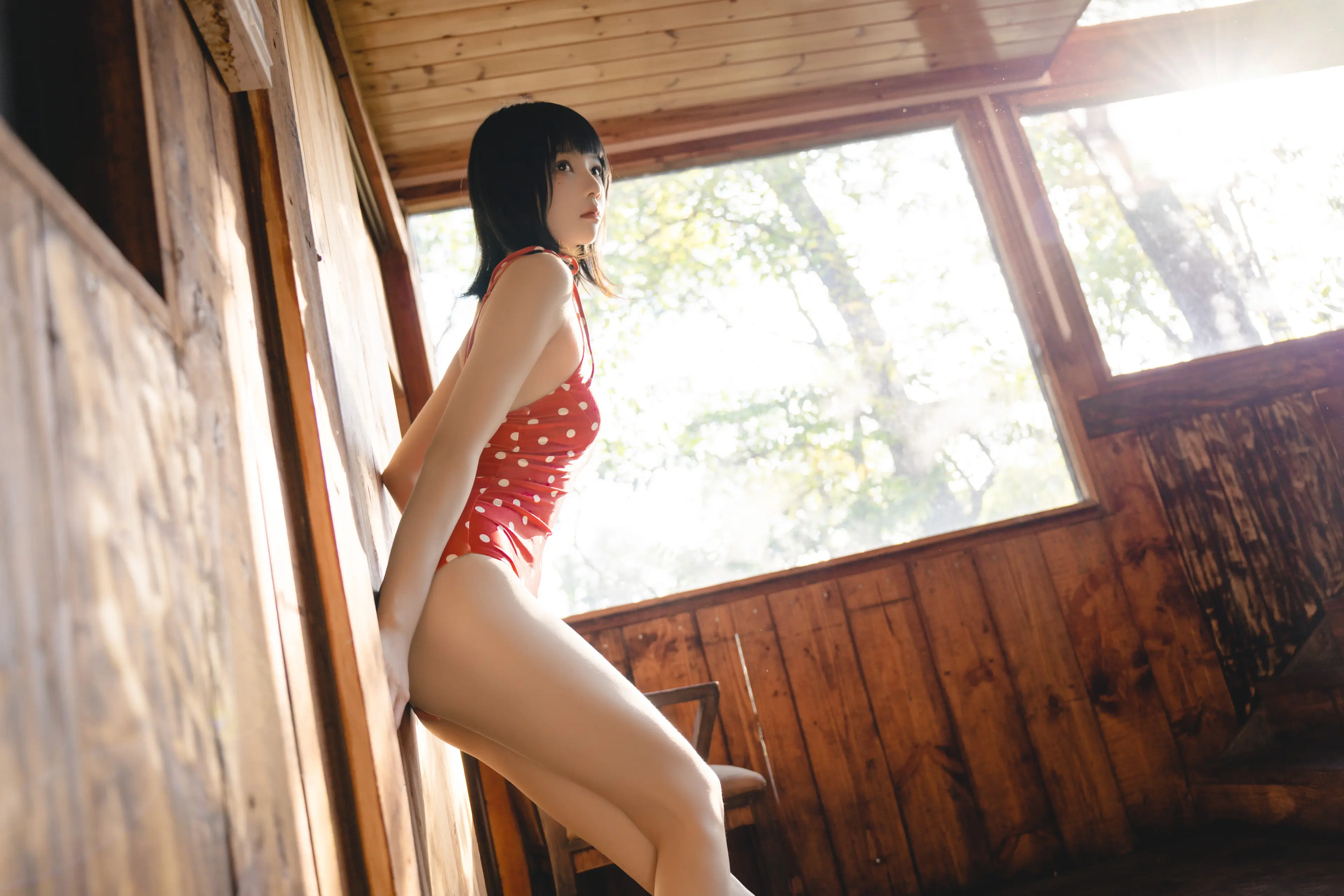 桜桃喵 红波点 [45P]